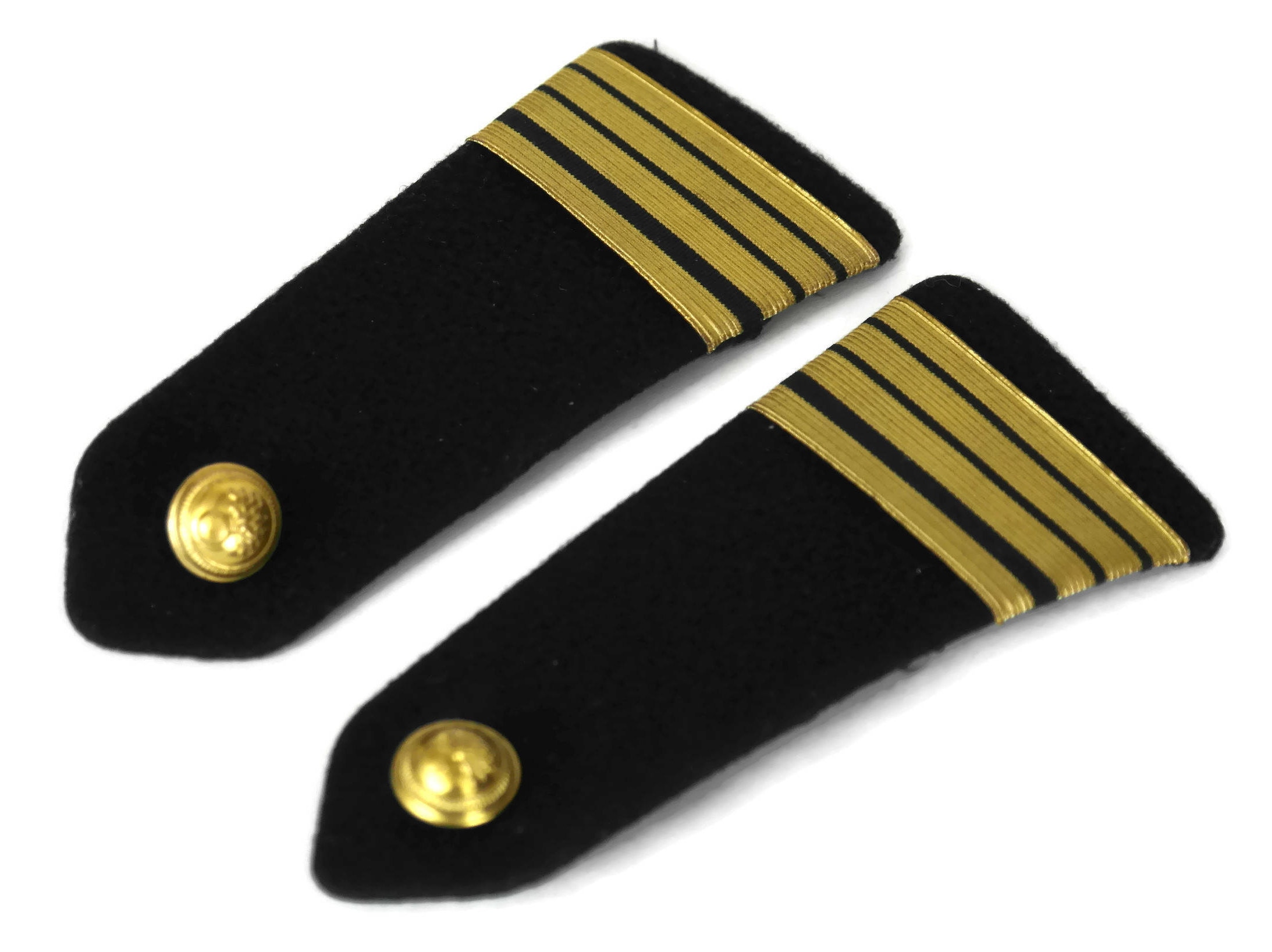 Vintage Military Epaulettes. French Army Insignia Uniform Shoulder