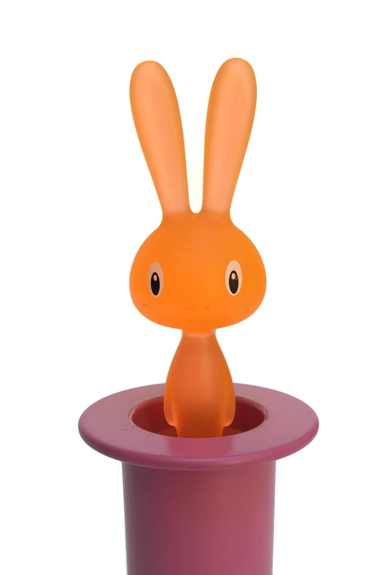 Pink Alessi Magic Bunny Toothpick Holder.