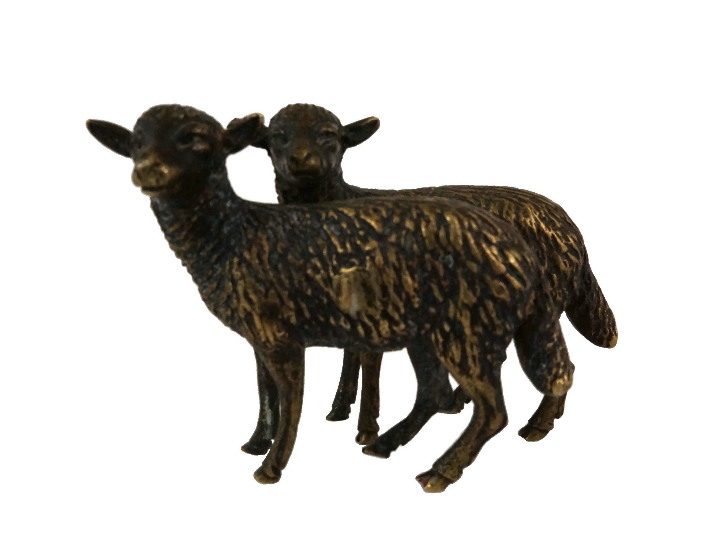 antique sheep figurines