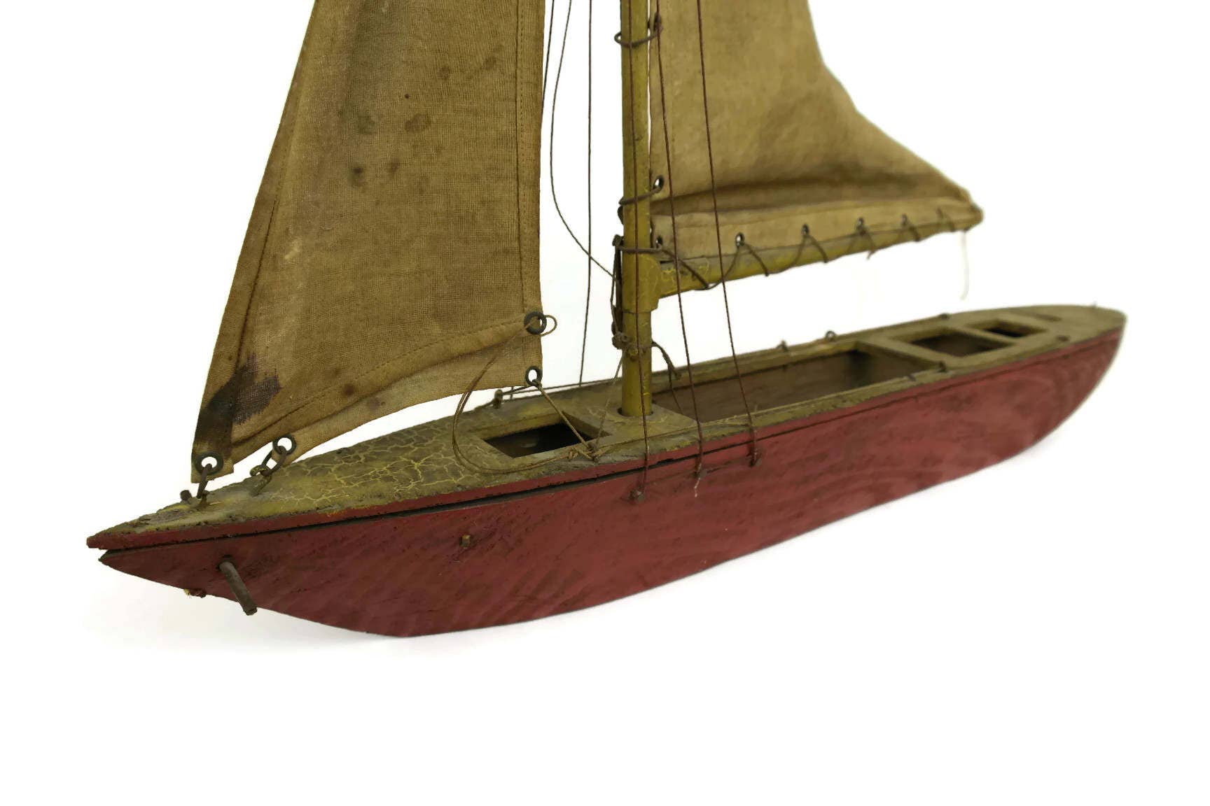 vintage toy sailboat