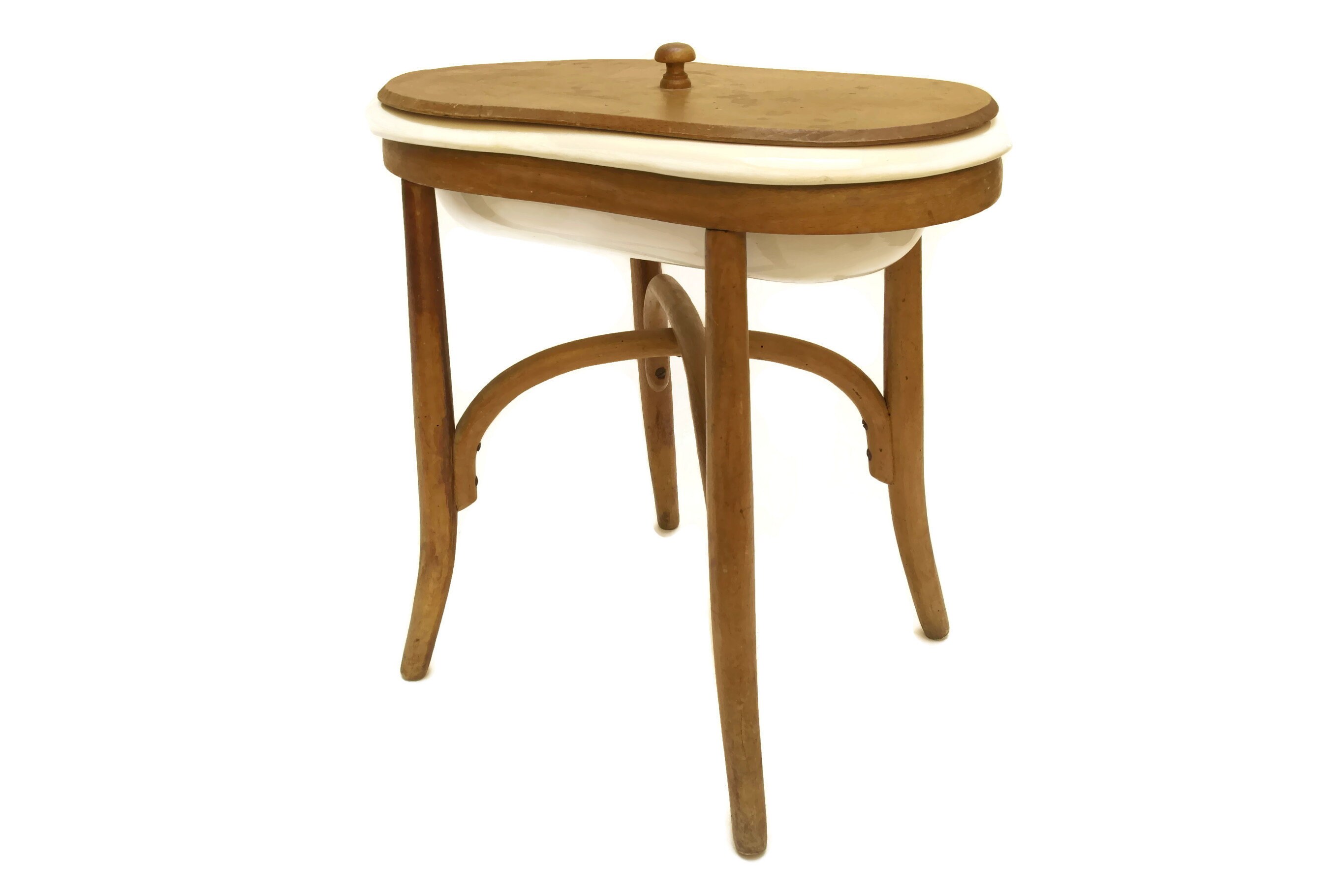 Antique French Bentwood Bidet.