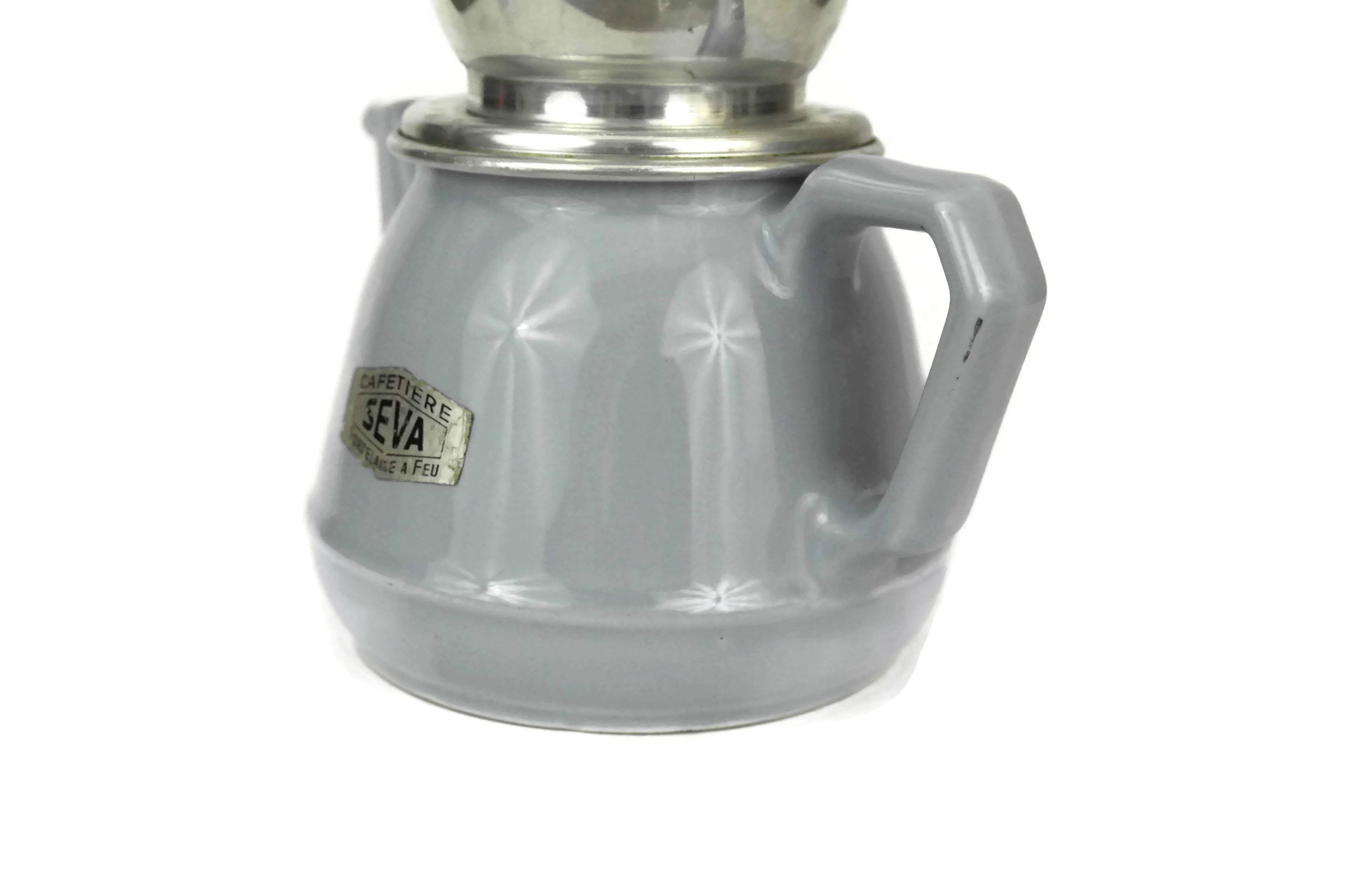 Vintage Ceramic Drip Coffee Pot.