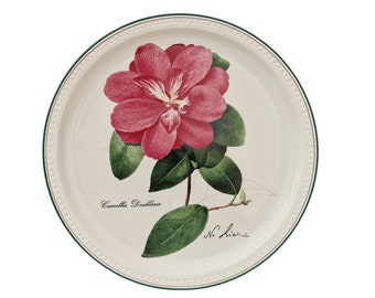 Camellia Douklaria Villeroy and Boch Wall Plate, 1981 Birthday Gift, Botanic Garden Decor