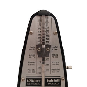 Vintage Taktell Metronome by Wittner, Piccolo Serie 830, Music Student Gift image 7