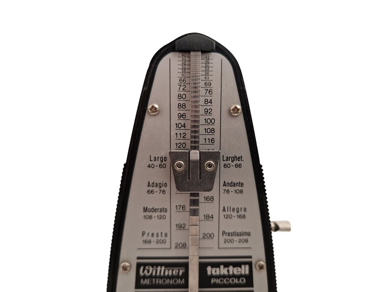 Vintage Taktell Metronome by Wittner, Piccolo Serie 830, Music Student Gift image 7