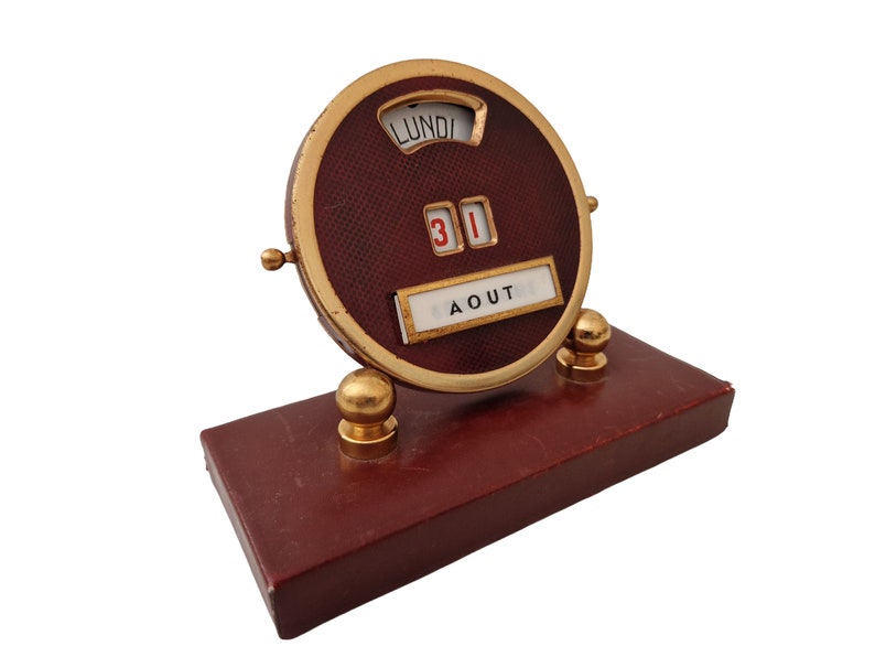 Art Deco Perpetual Desk Calendar