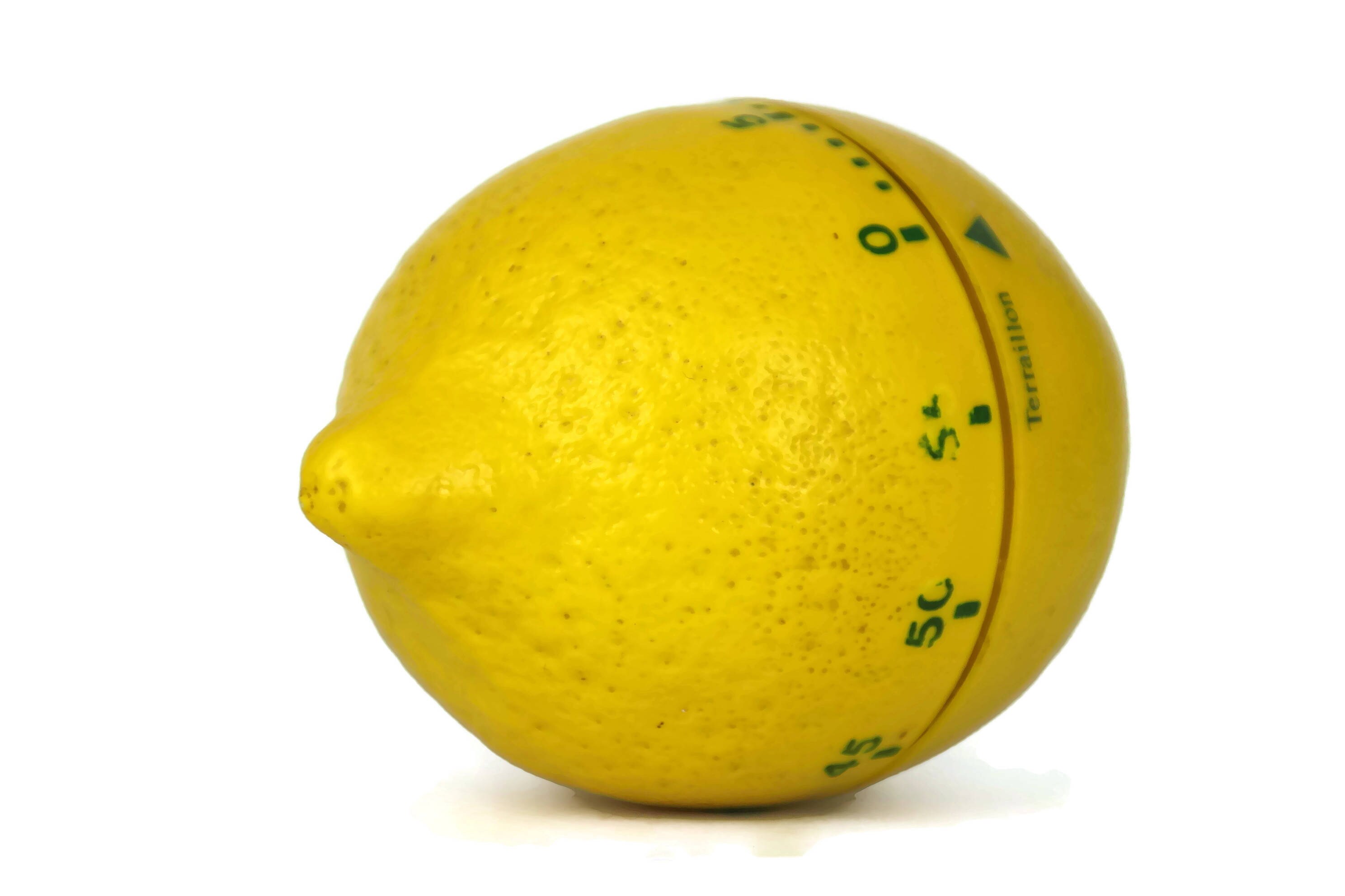 RESERVED for Jenn. Vintage Terraillon Kitchen Timer. Yellow Plastic