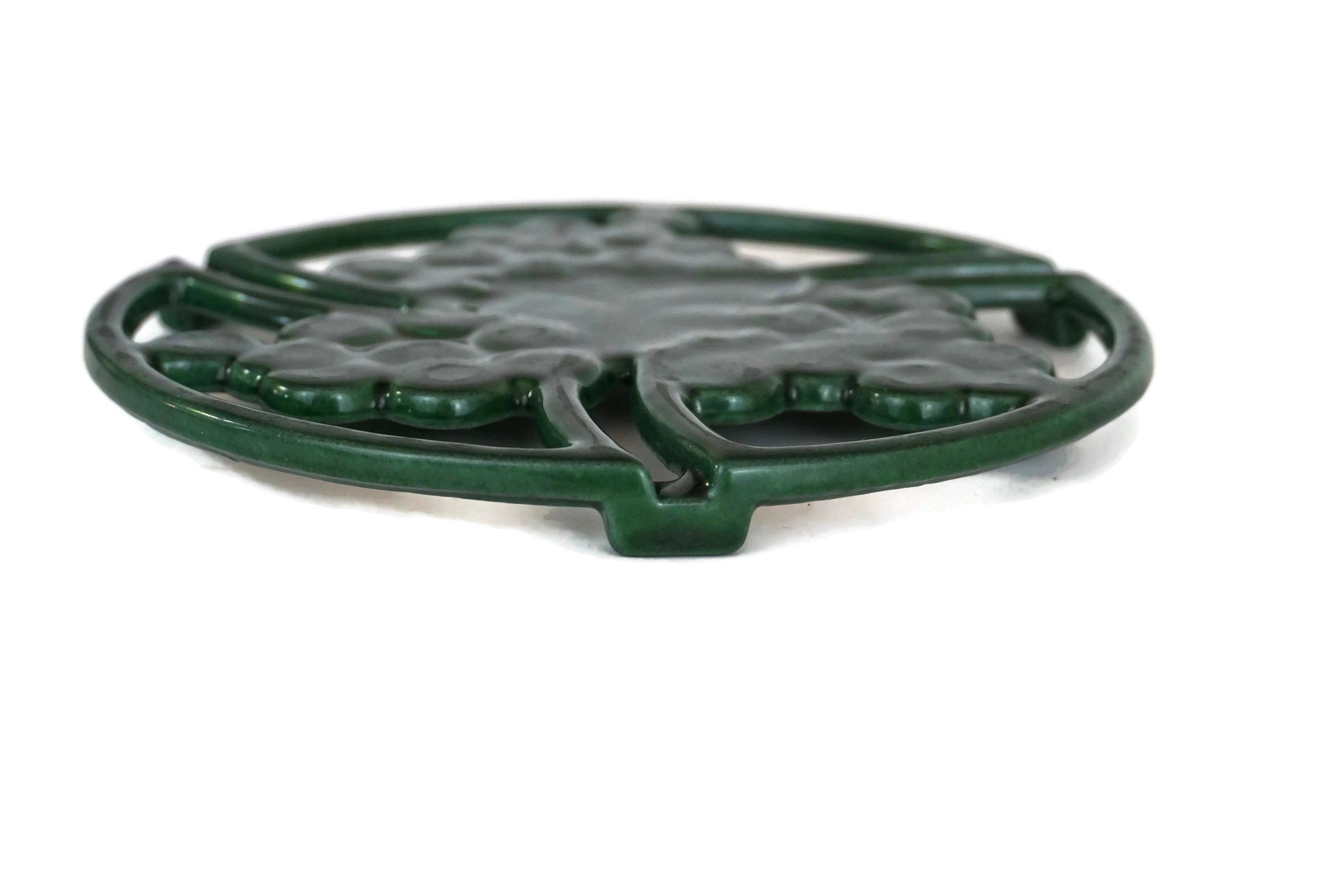 Grapes And Leaves Wrought Iron Trivet Pot Rest Grapes And Leaves Wrought Iron Trivet Pot Rest