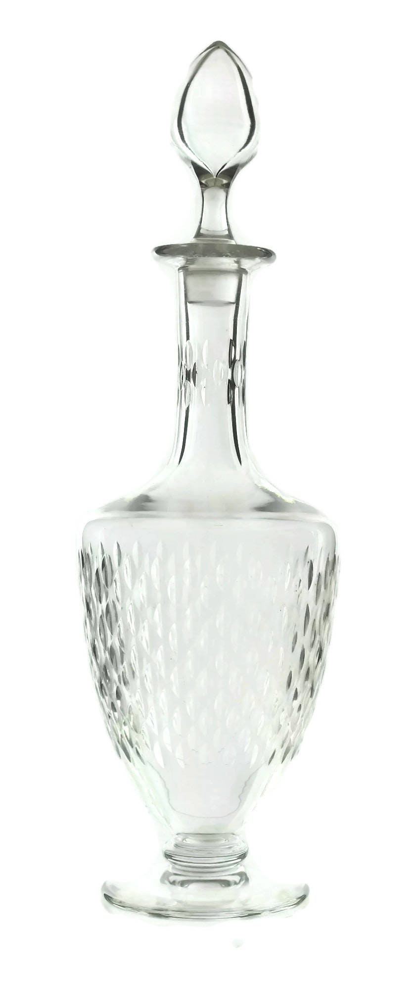 Vintage Baccarat Crystal Decanter and Sherry Glass Set in PARIS MARENGO
