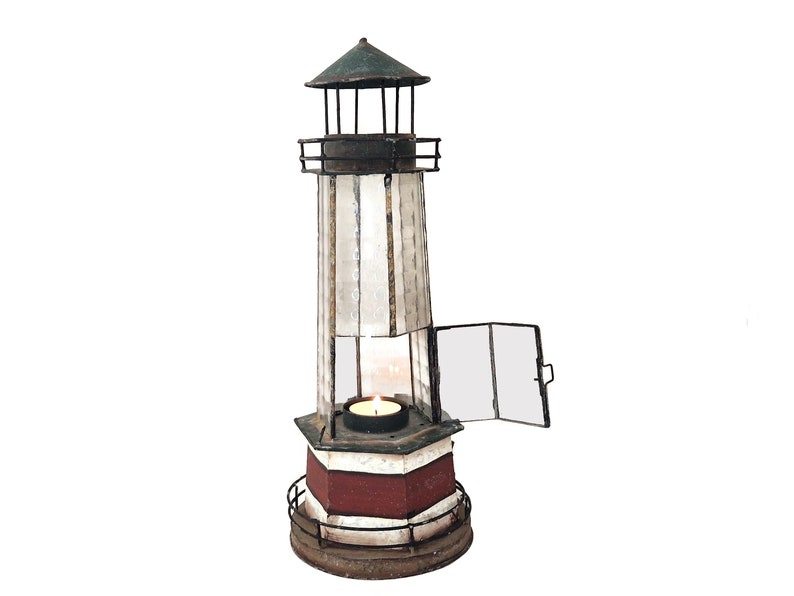 Vintage Lighthouse Candle Holder