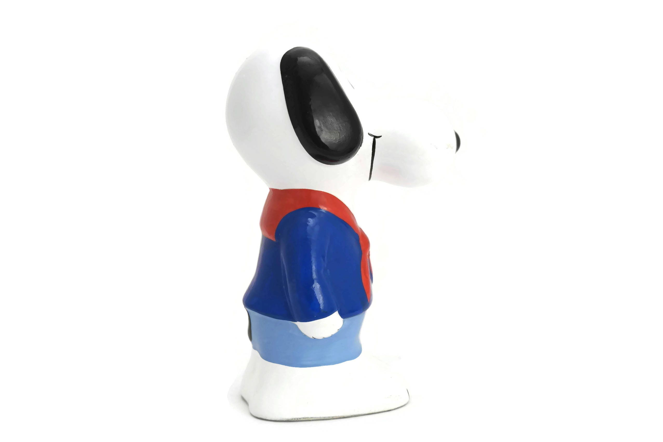 Vintage Snoopy Figurine Money Box, Gift for Scout, Ceramic Charlie