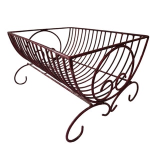 RÉSERVED for Amy French Dish Drainer Metal Plate Draining Rack