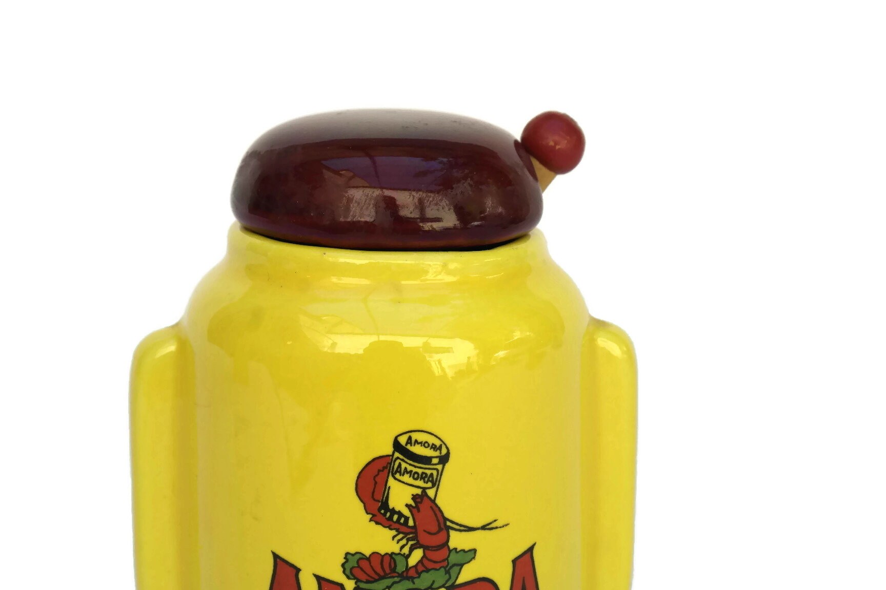 Vintage French Dijon Mustard Pot