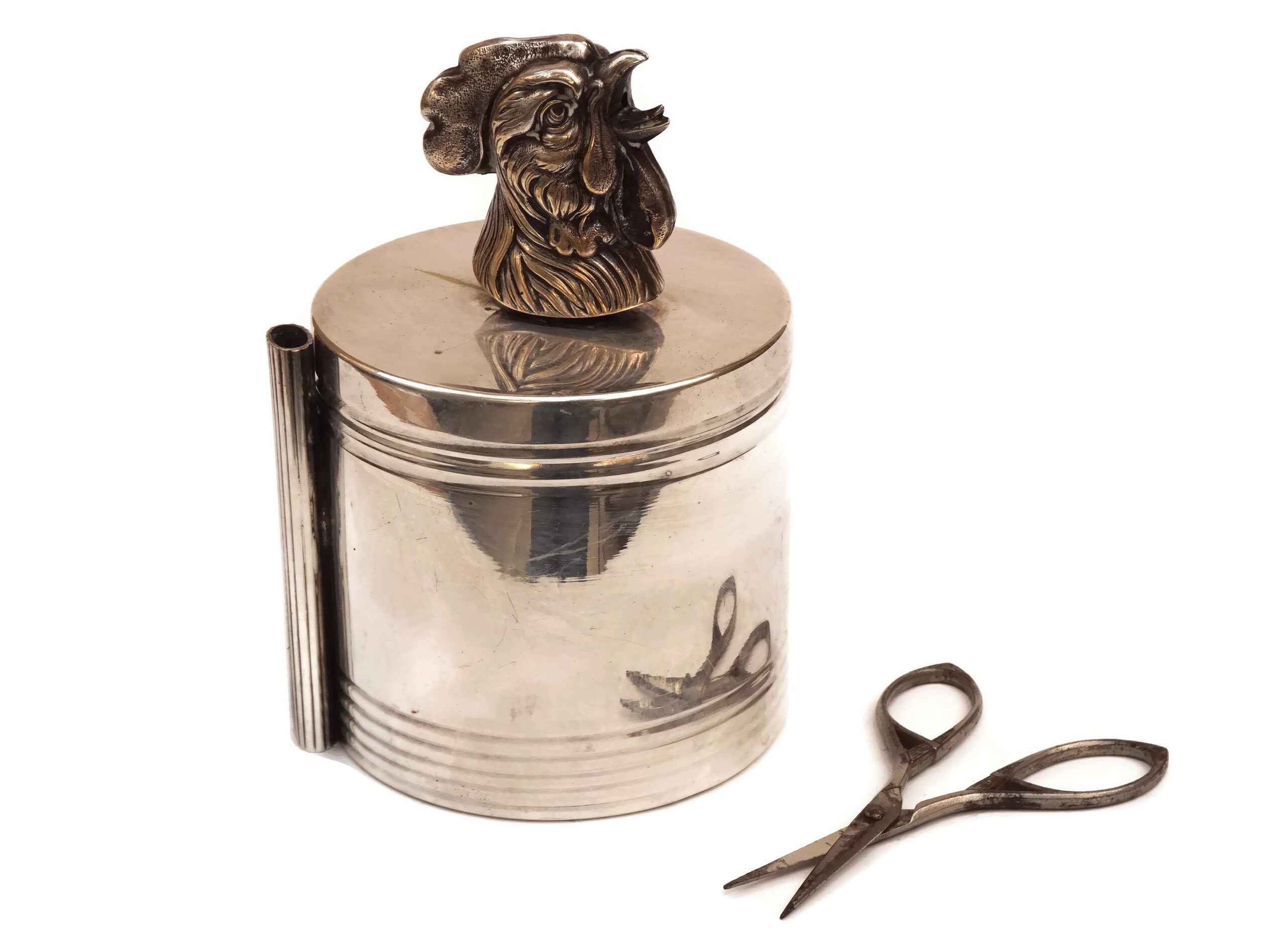 French Kitchen Twine Holder and String Dispenser with Scissors