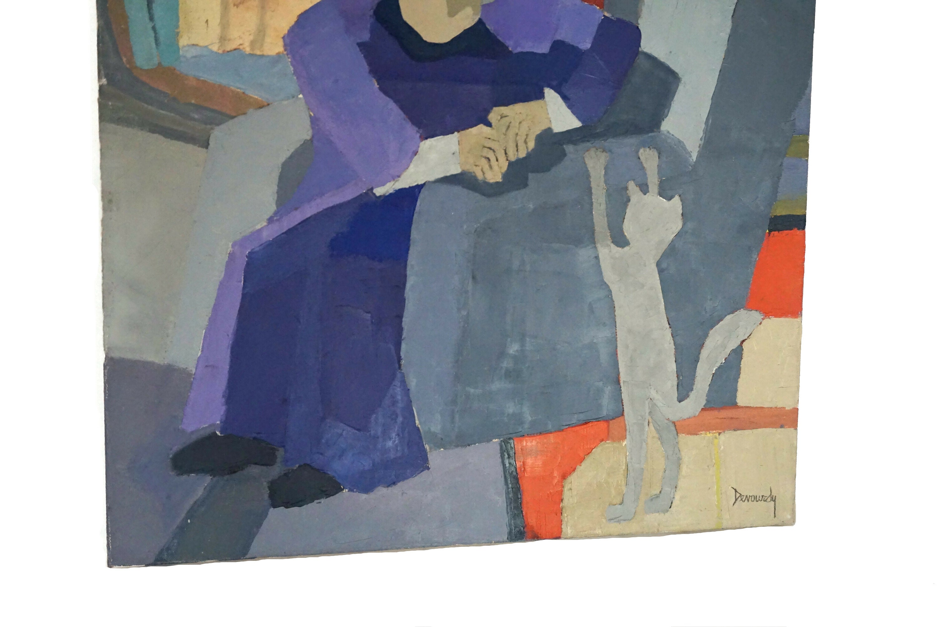 images Woman With A Cat Painting 1921 old woman and cat portrait painting