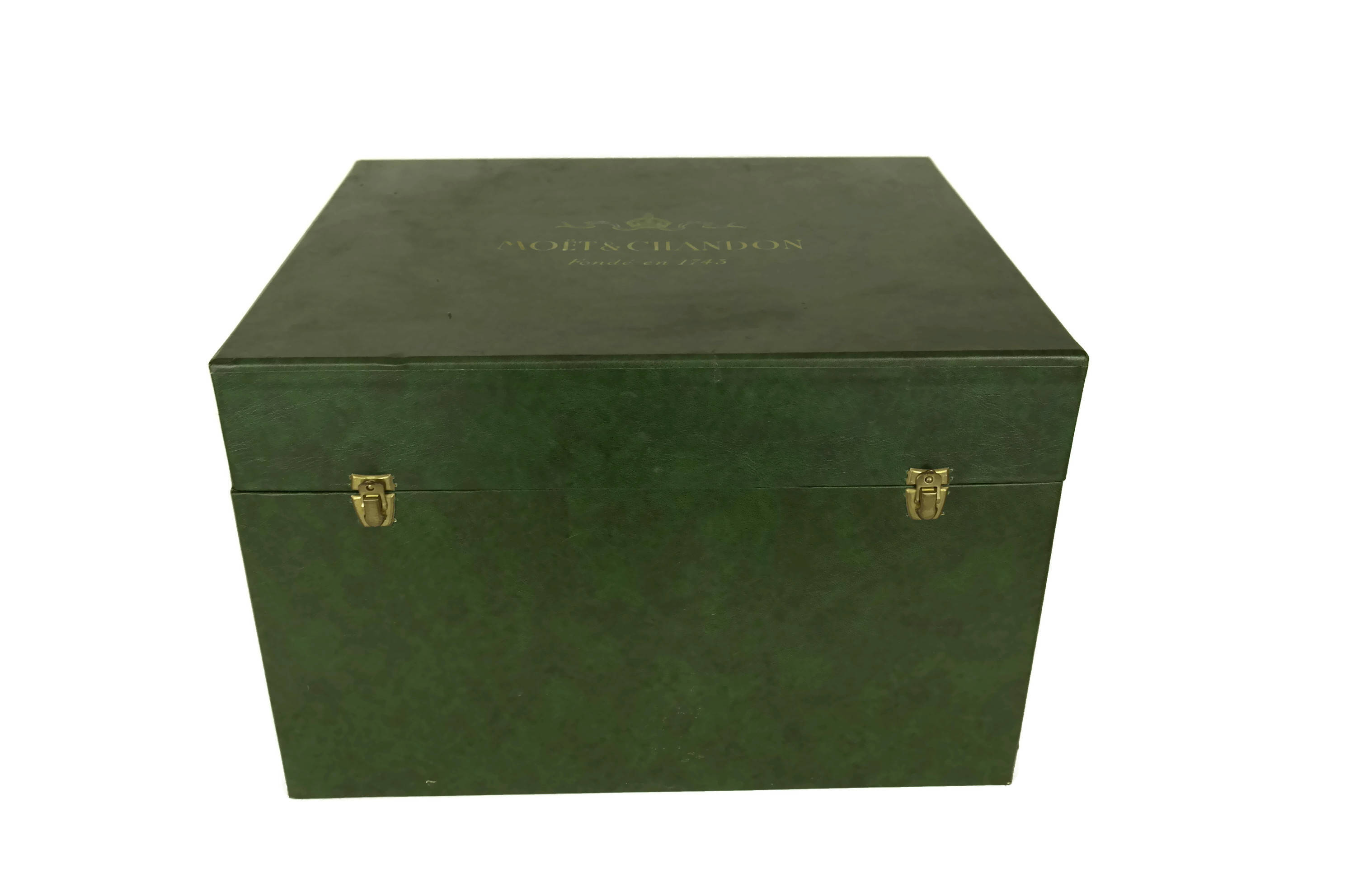 Moet & Chandon Champagne Bucket Box. Vintage French Advertising Storage ...