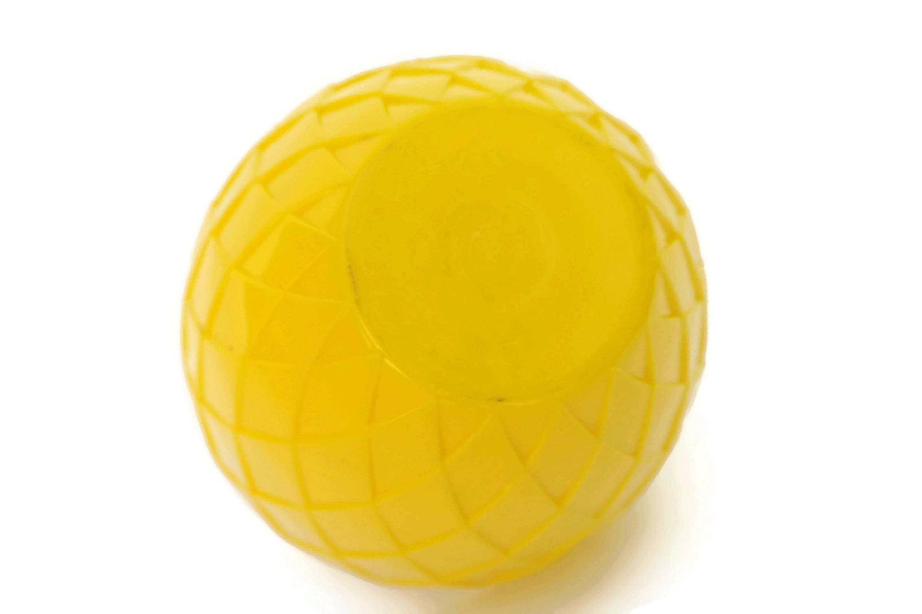 Vintage Yellow Plastic Pineapple Ice Bucket. Retro Barware. Yellow and