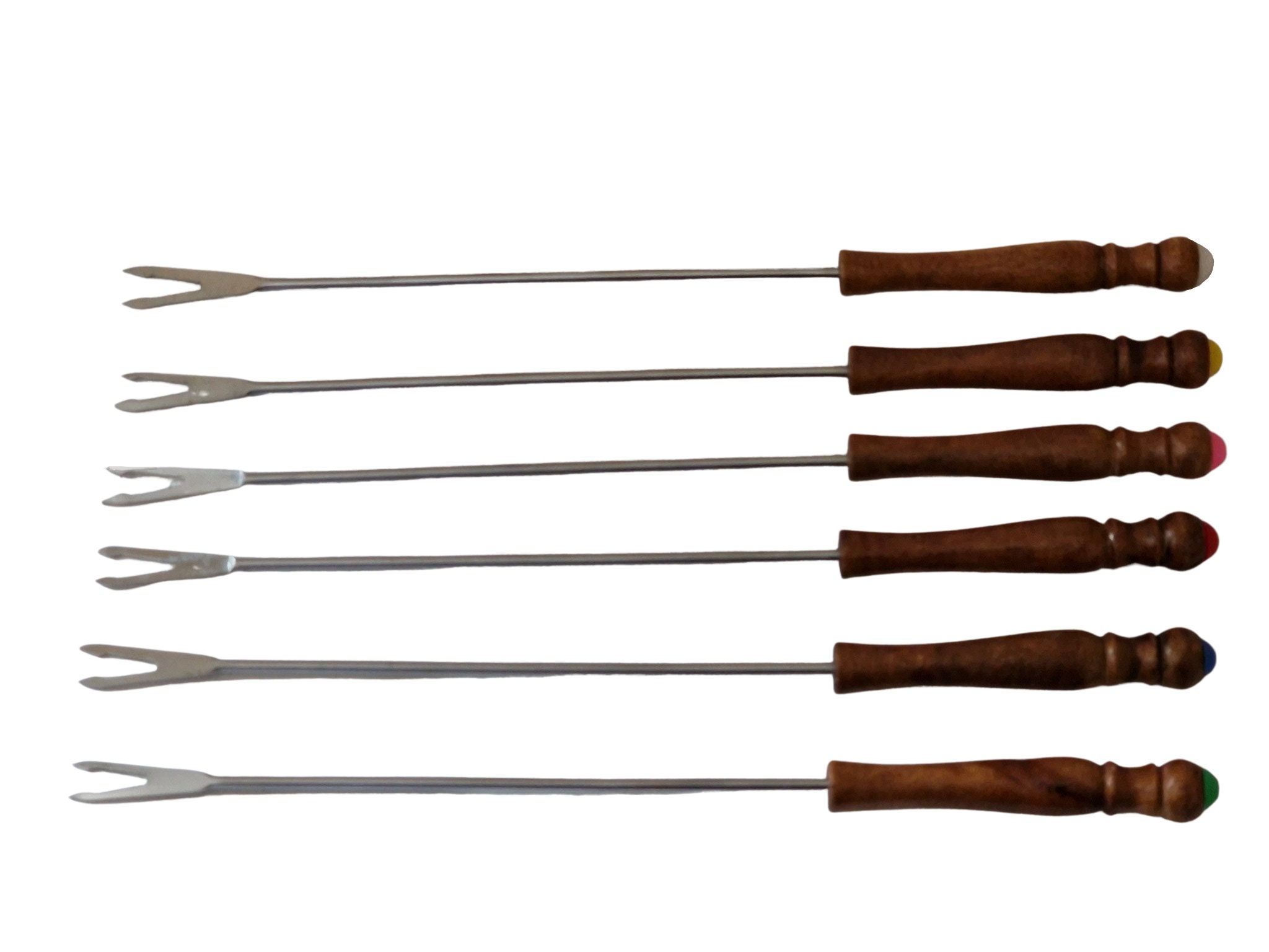 1970s Le Creuset Fondue Forks, Set of 6