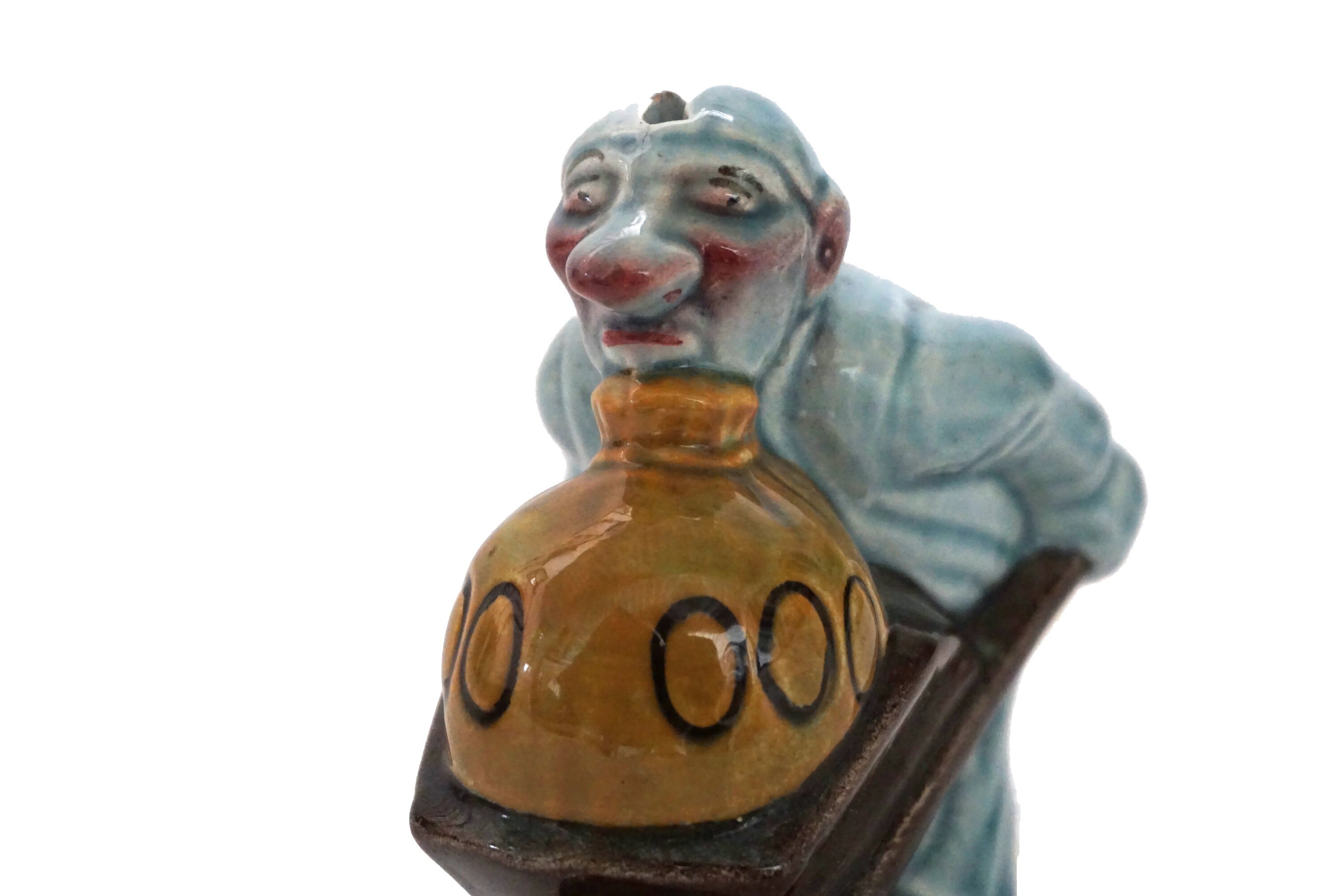 Bank Robber Figurine Money Bank French Ceramic Smash Coin Box Etsy