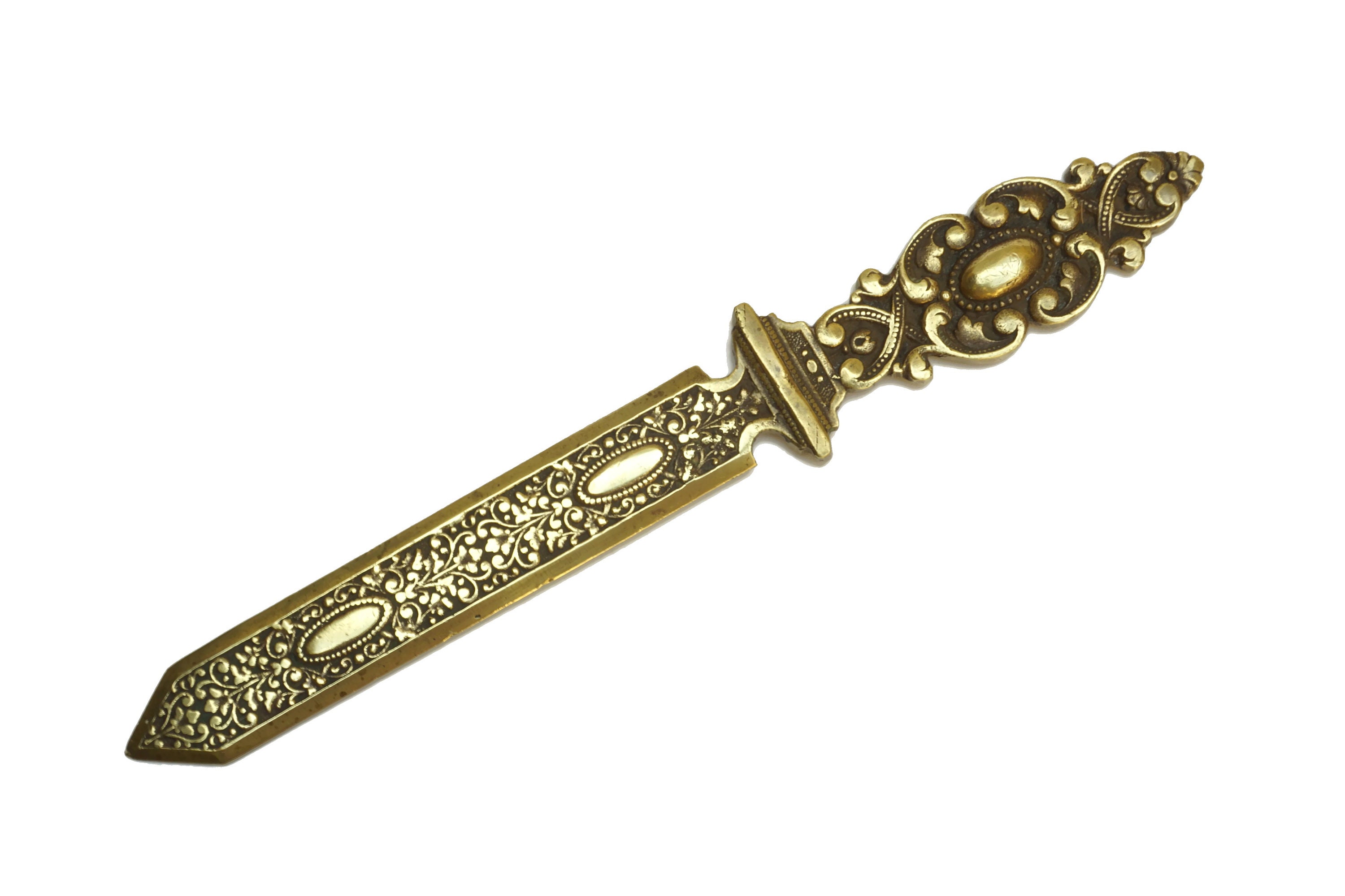 Antique Brass Letter Opener Knife