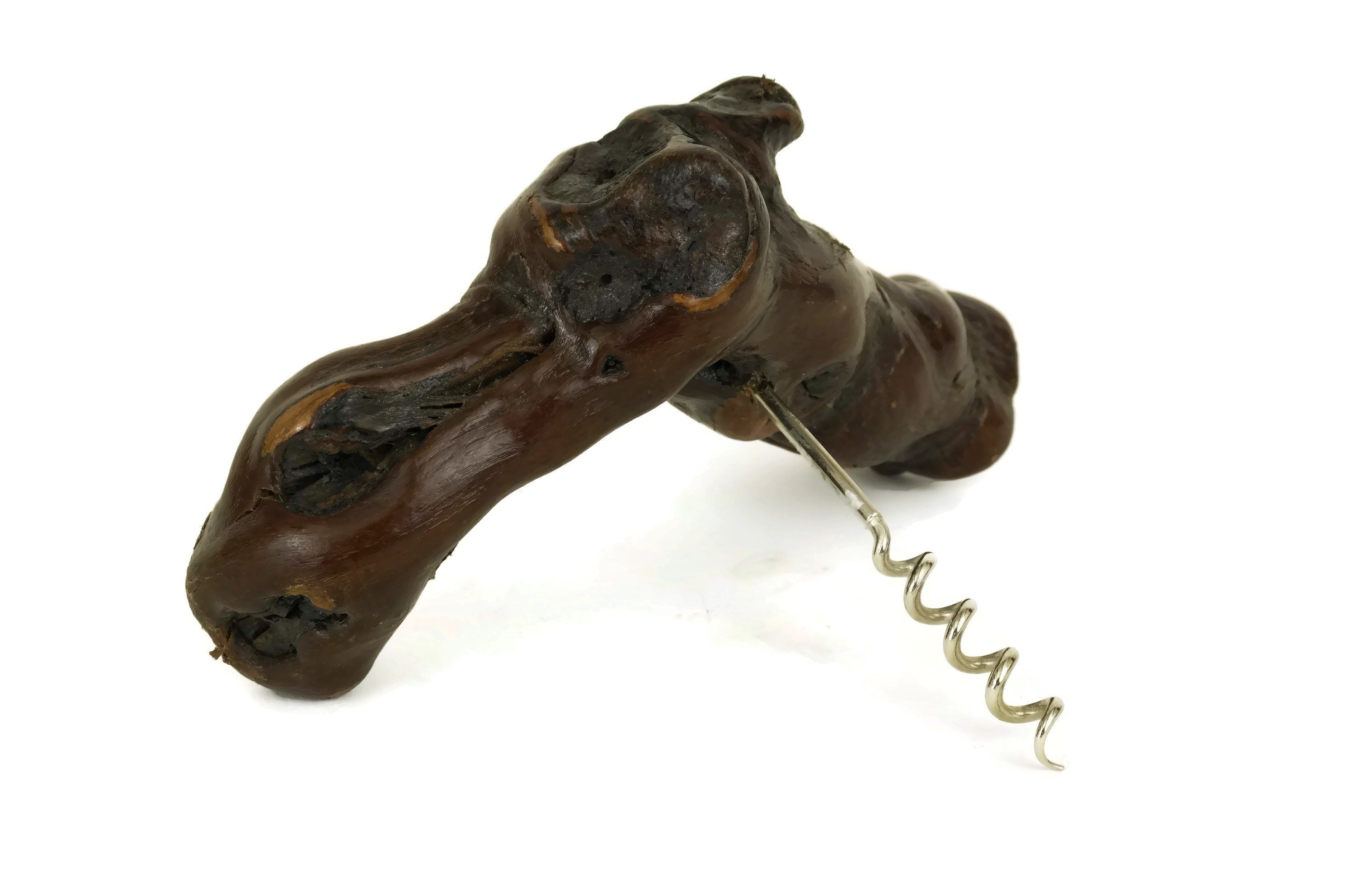 French Vintage Grapevine Wine Bottle Opener