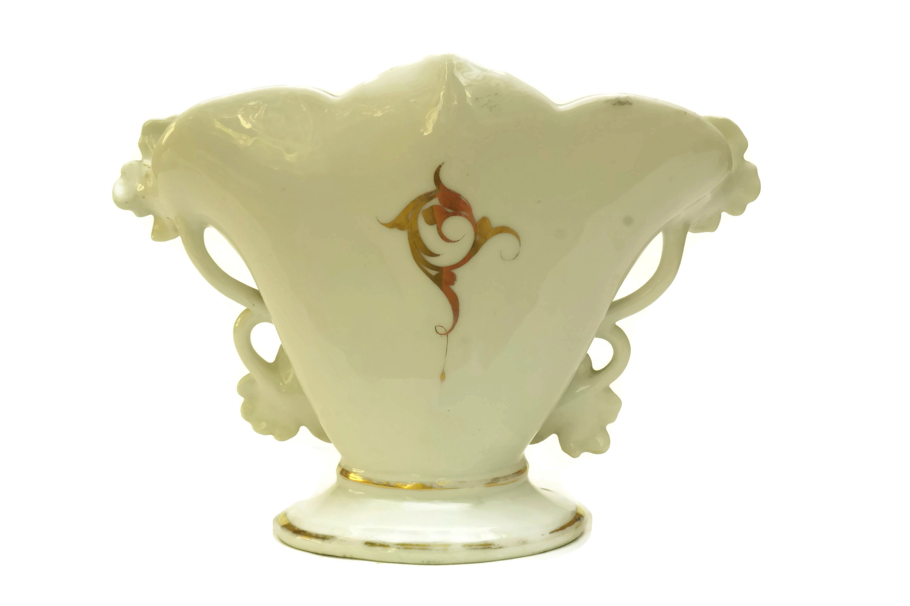 Antique Porcelain Wedding Centerpiece Vase