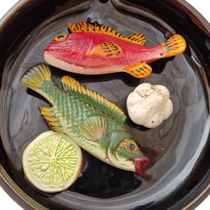 Vallauris Palissy Fish Plate