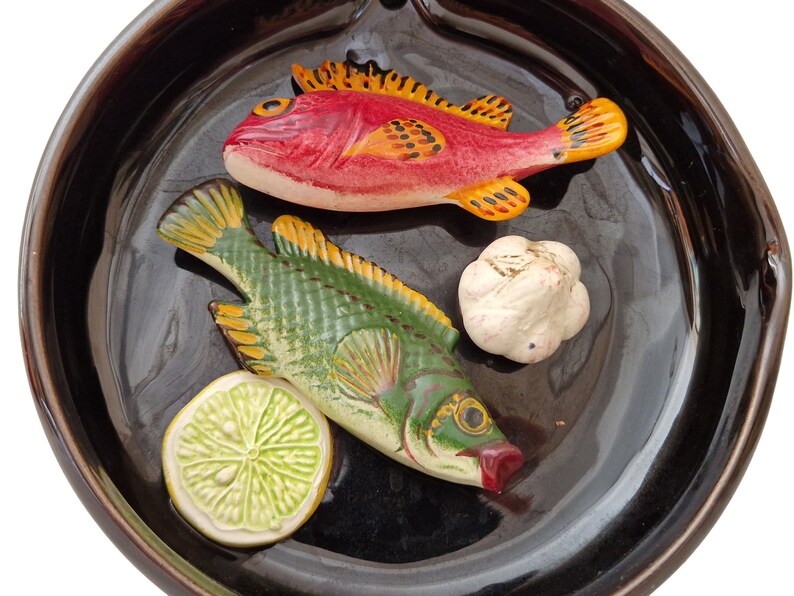 Vallauris Palissy Fish Plate