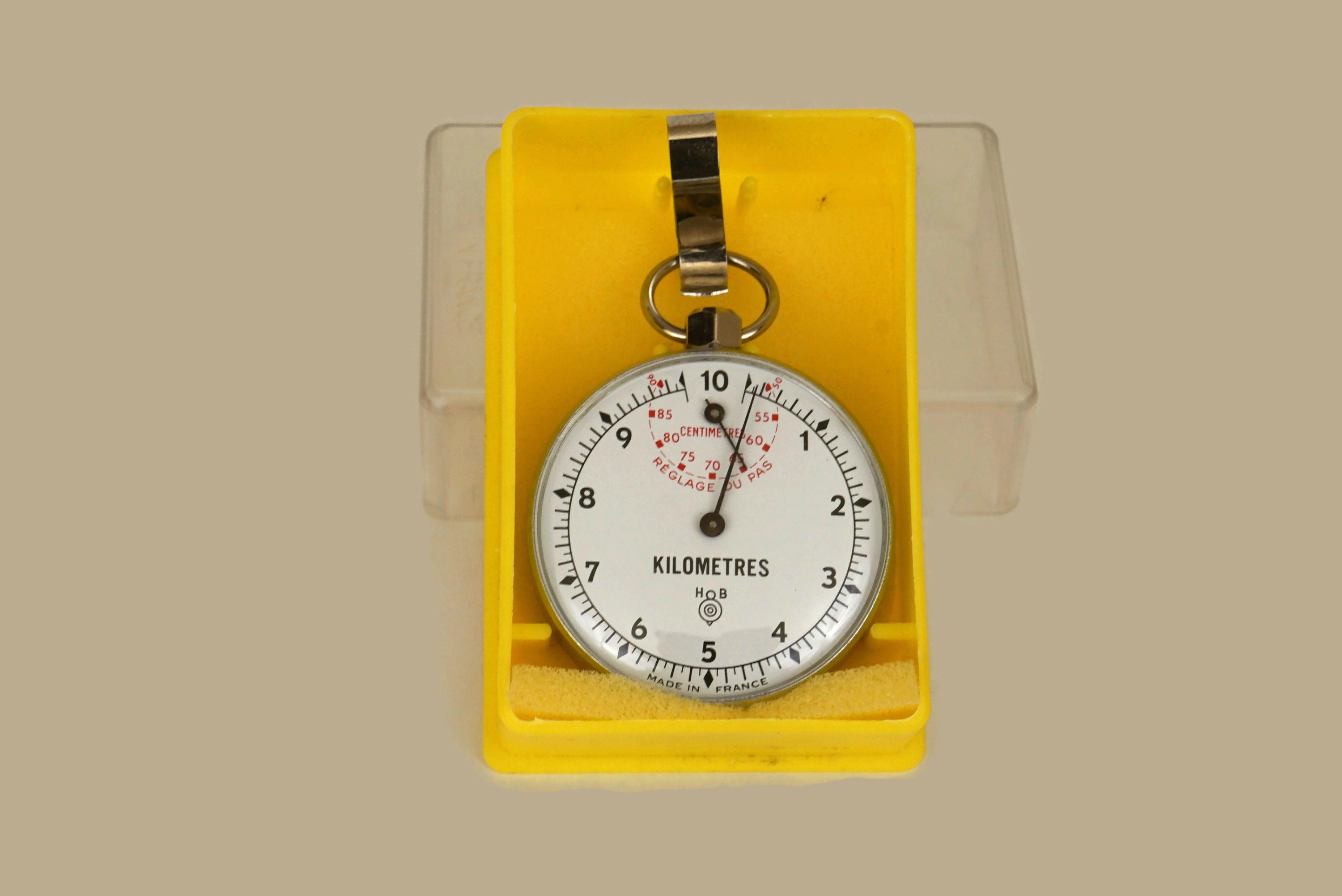 Vintage Pedometer Step Counter and Activity Tracker, French HB