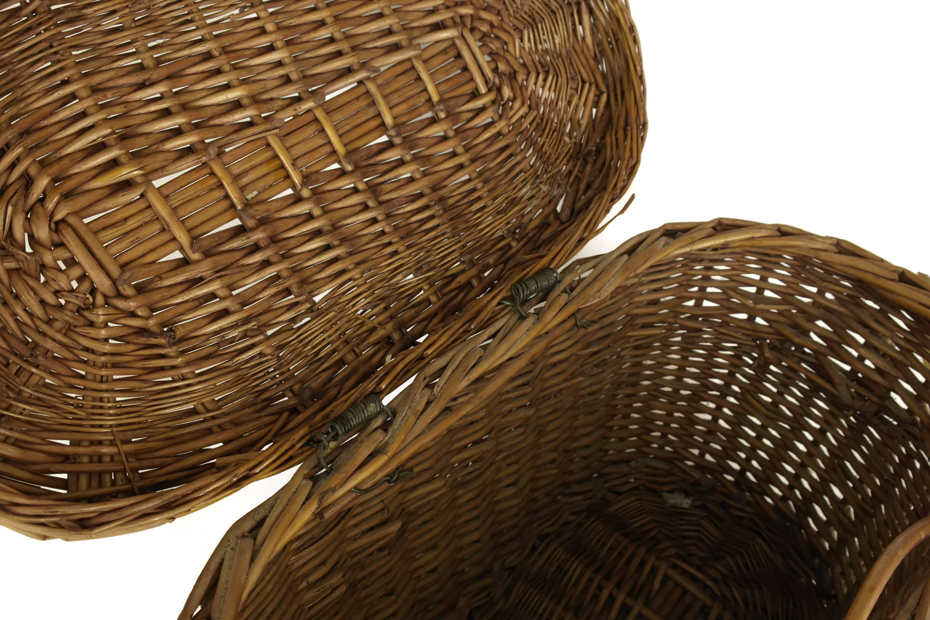 French Laundry Basket with Lid.