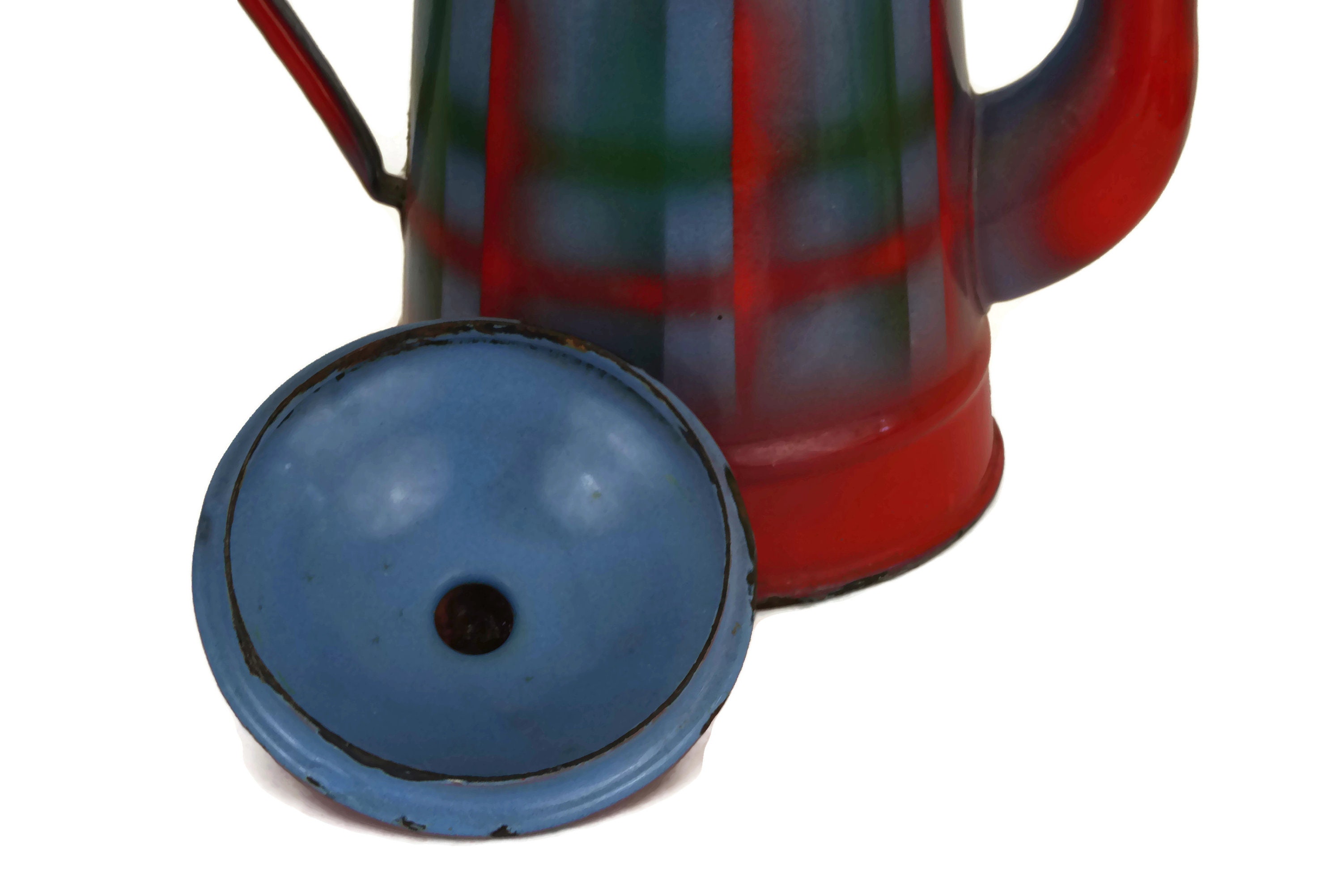 Red Enamel Camping Coffee Pot