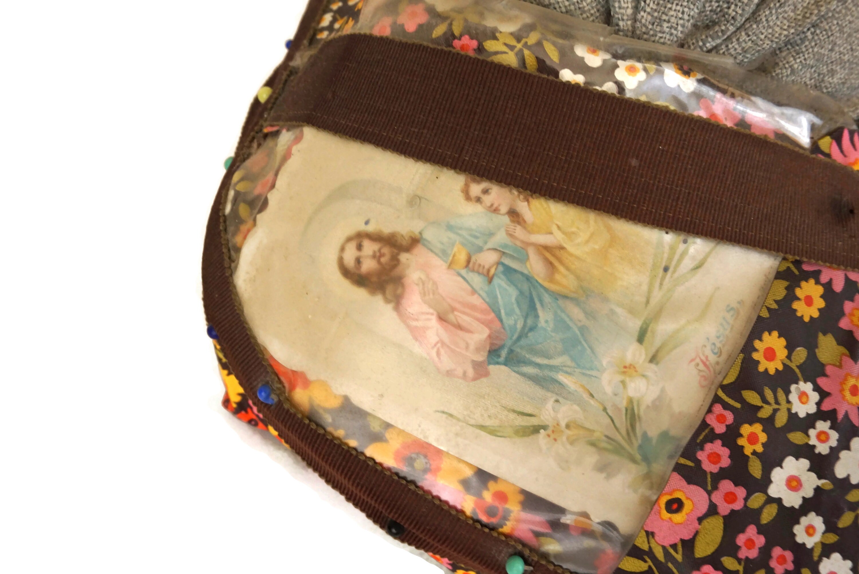 Lace Making Pillow with Wooden Bobbin Set