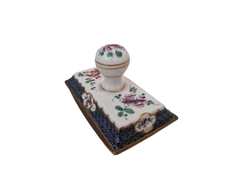 19th Century Porcelain Ink Blotter