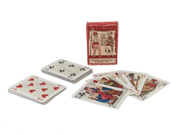French Revolution Playing Cards Deck with 18th Century Illustrations by Editions Dusserre, Storming of the Bastille 14 July 1789