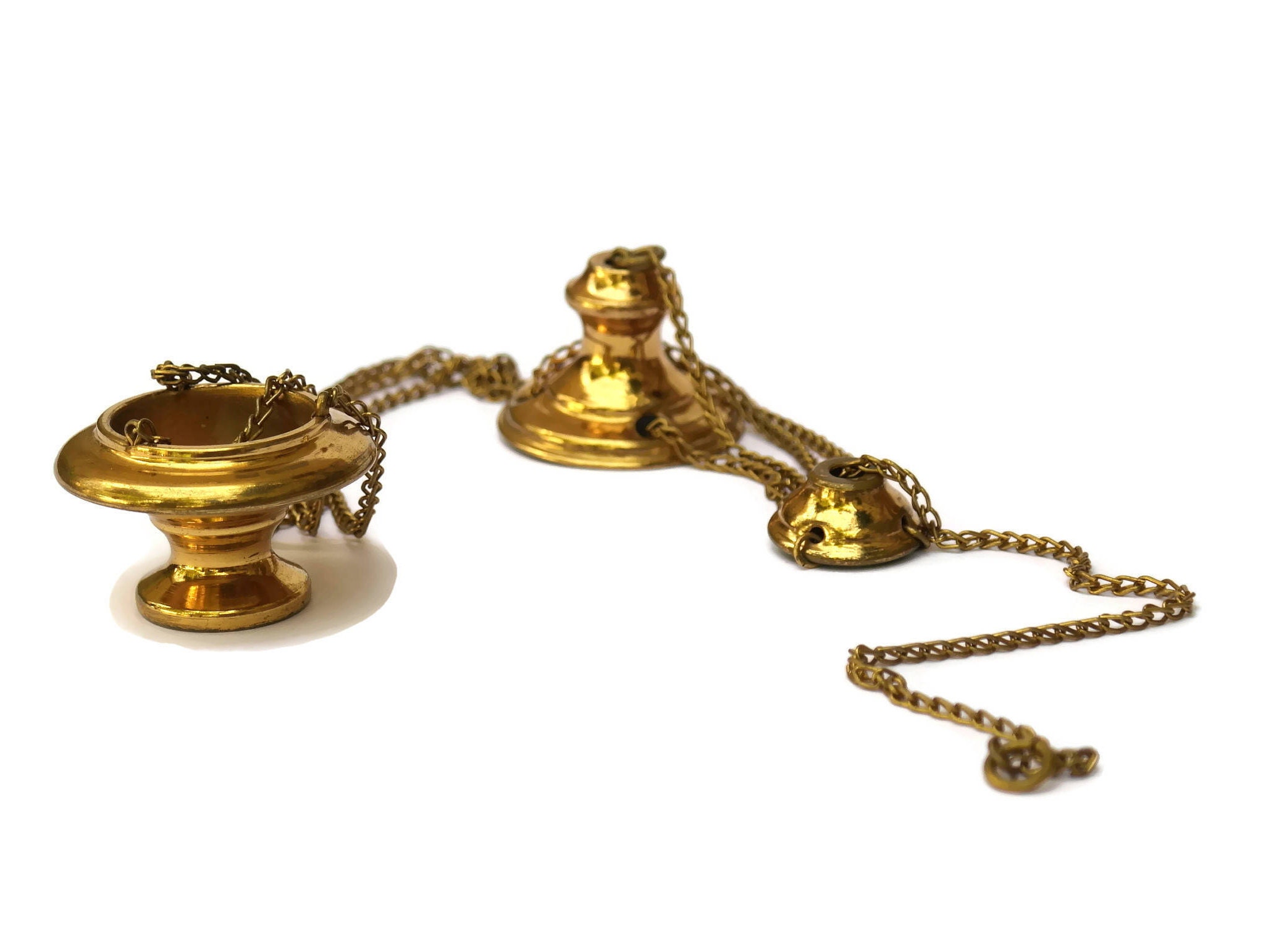 French Catholic Children's Mass Kit. Miniature Candelabra, Bible Stand