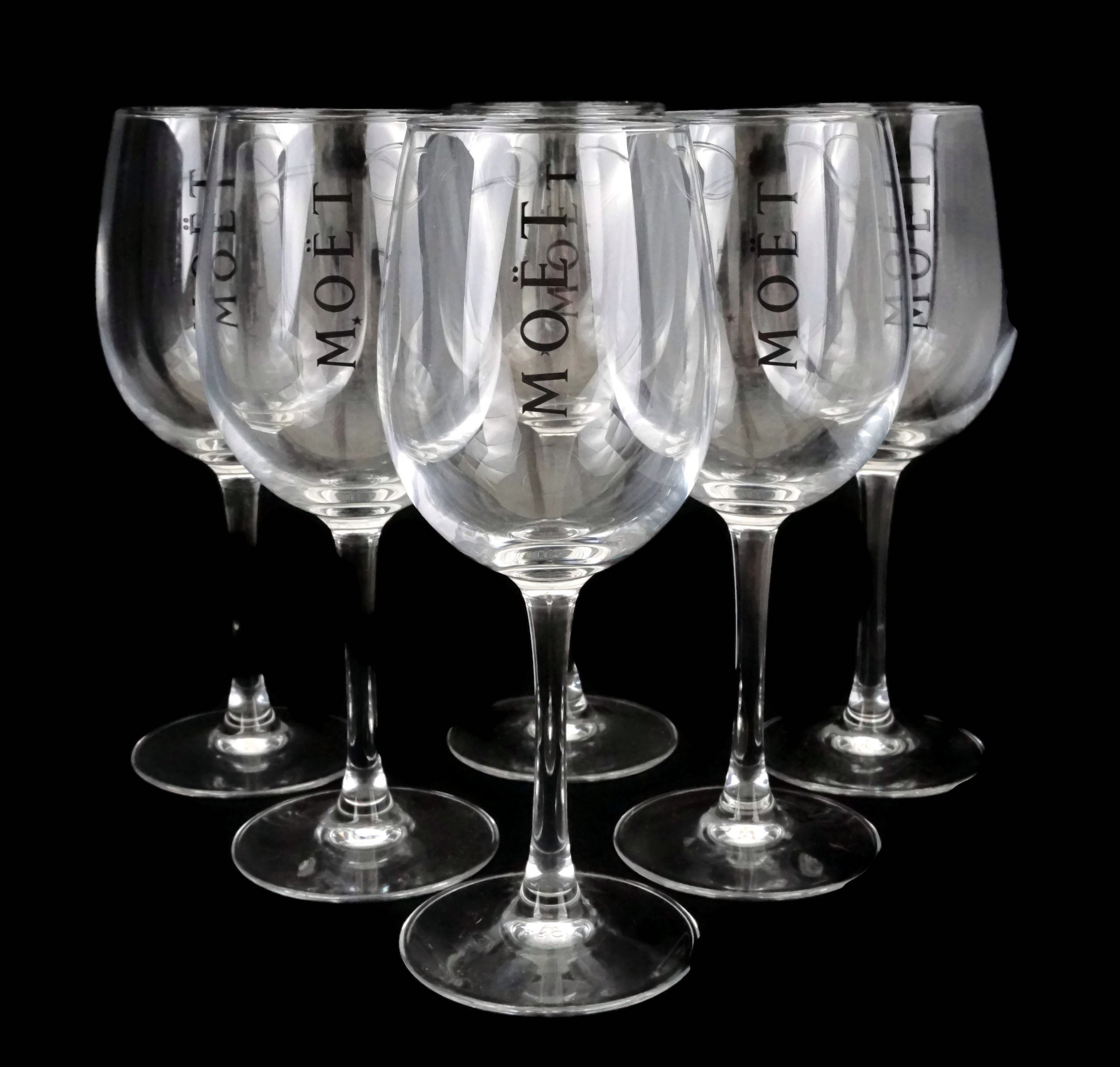 Moet & Chandon Crystal Champagne Glasses Set of 6