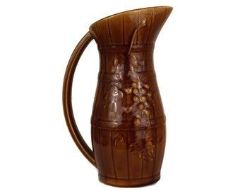 Rustic French Red Wine Jug