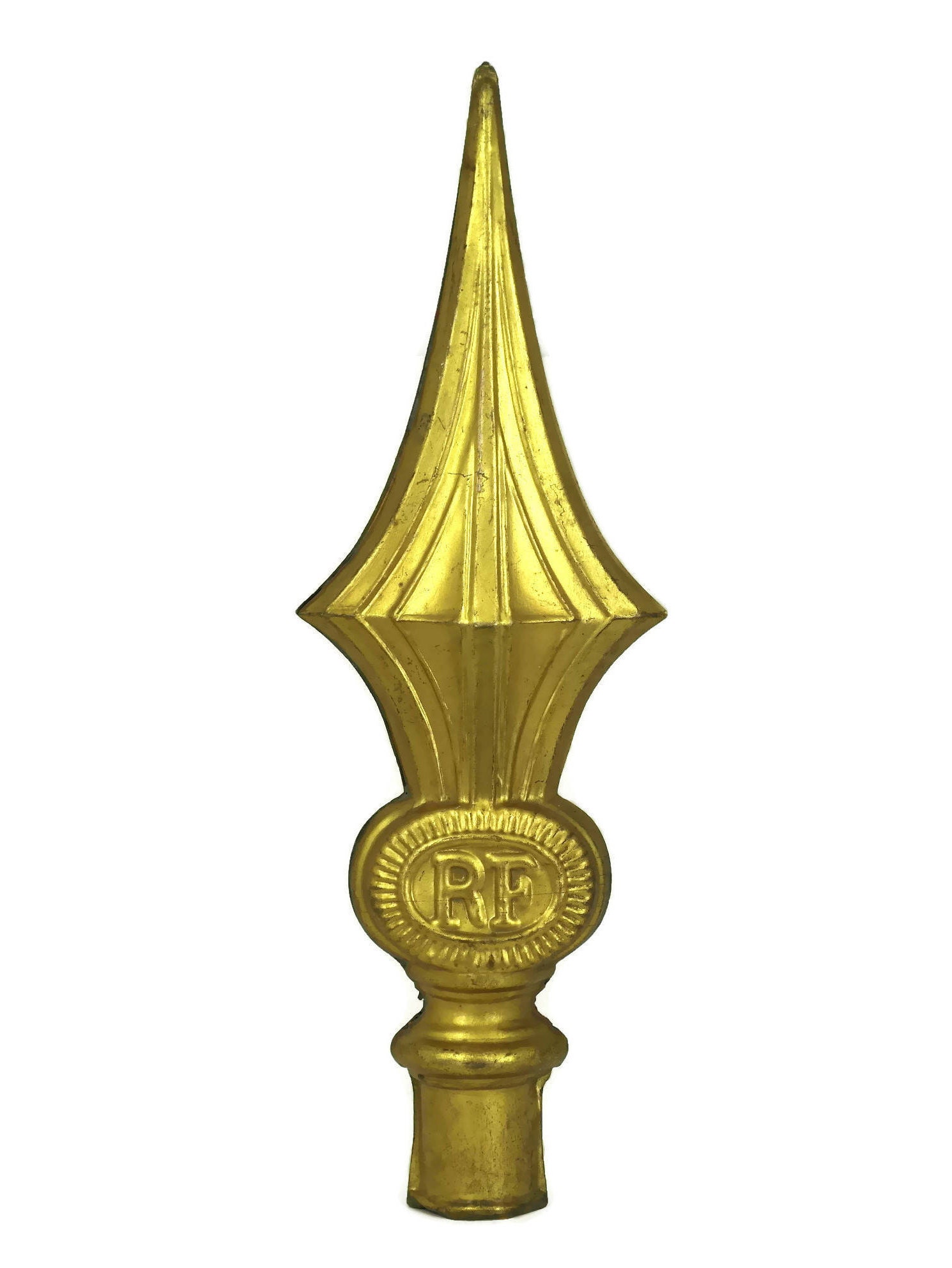 French Antique Military Flag Pole Finial