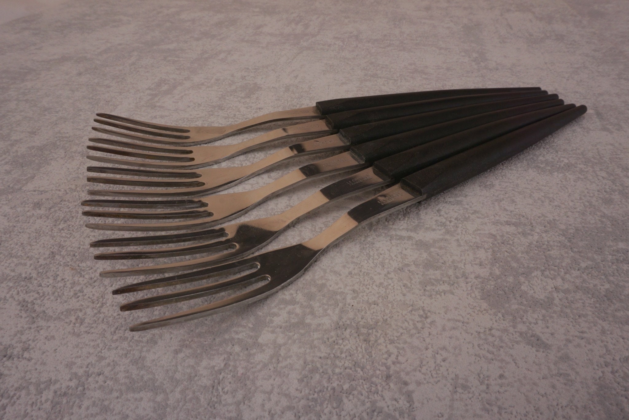 1970s Le Creuset Cheese Fondue Forks, Set of 6