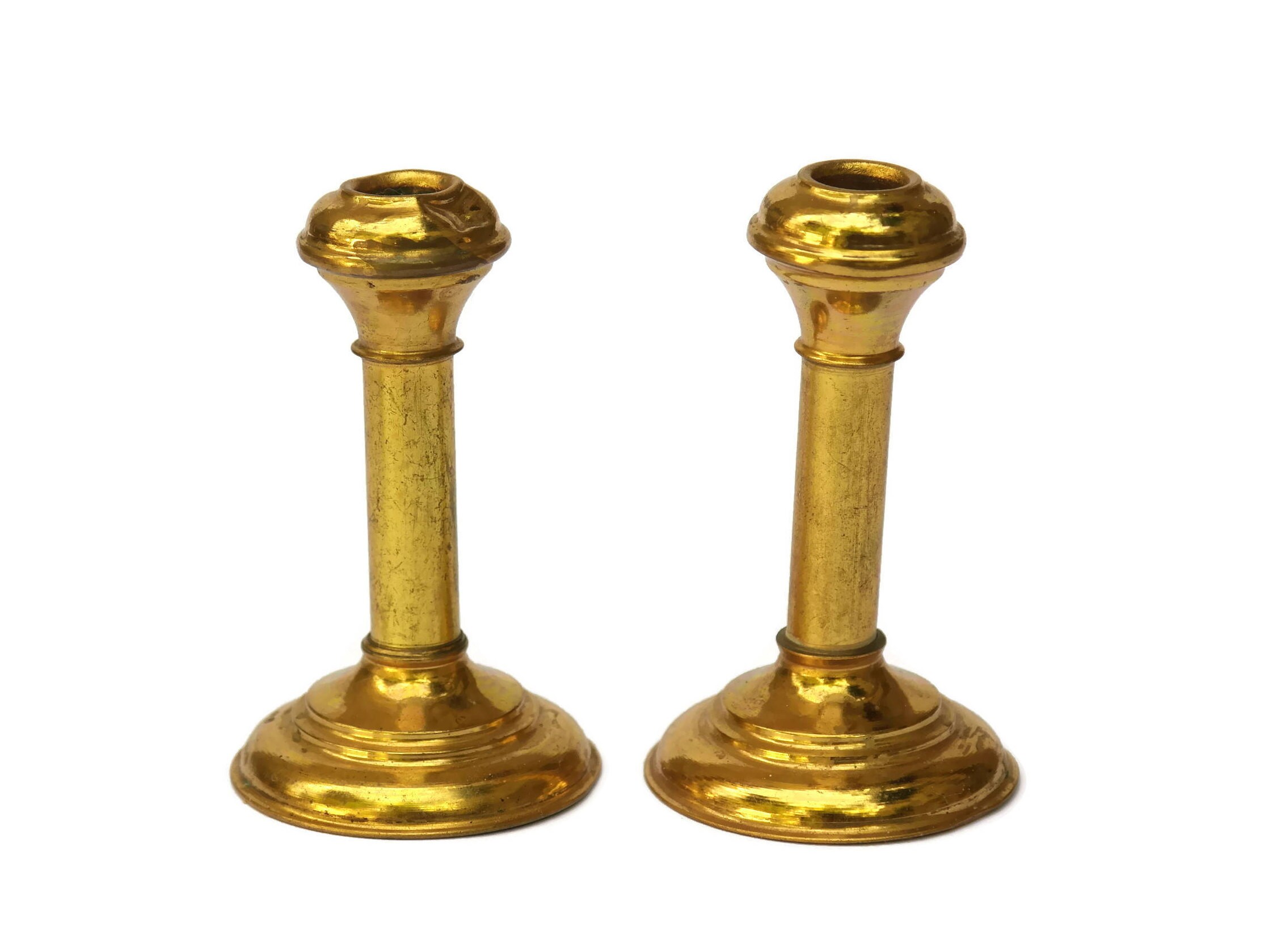 French Catholic Children's Mass Kit. Miniature Candelabra, Bible Stand