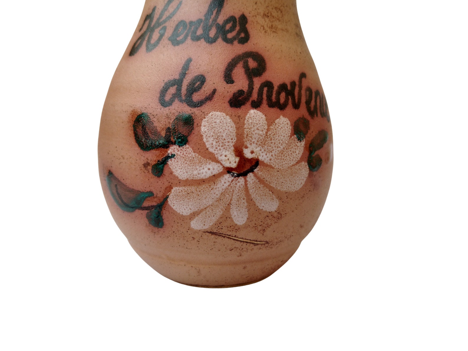 French Pottery Herbes De Provence Jar With Cork Lid Rustic Etsy