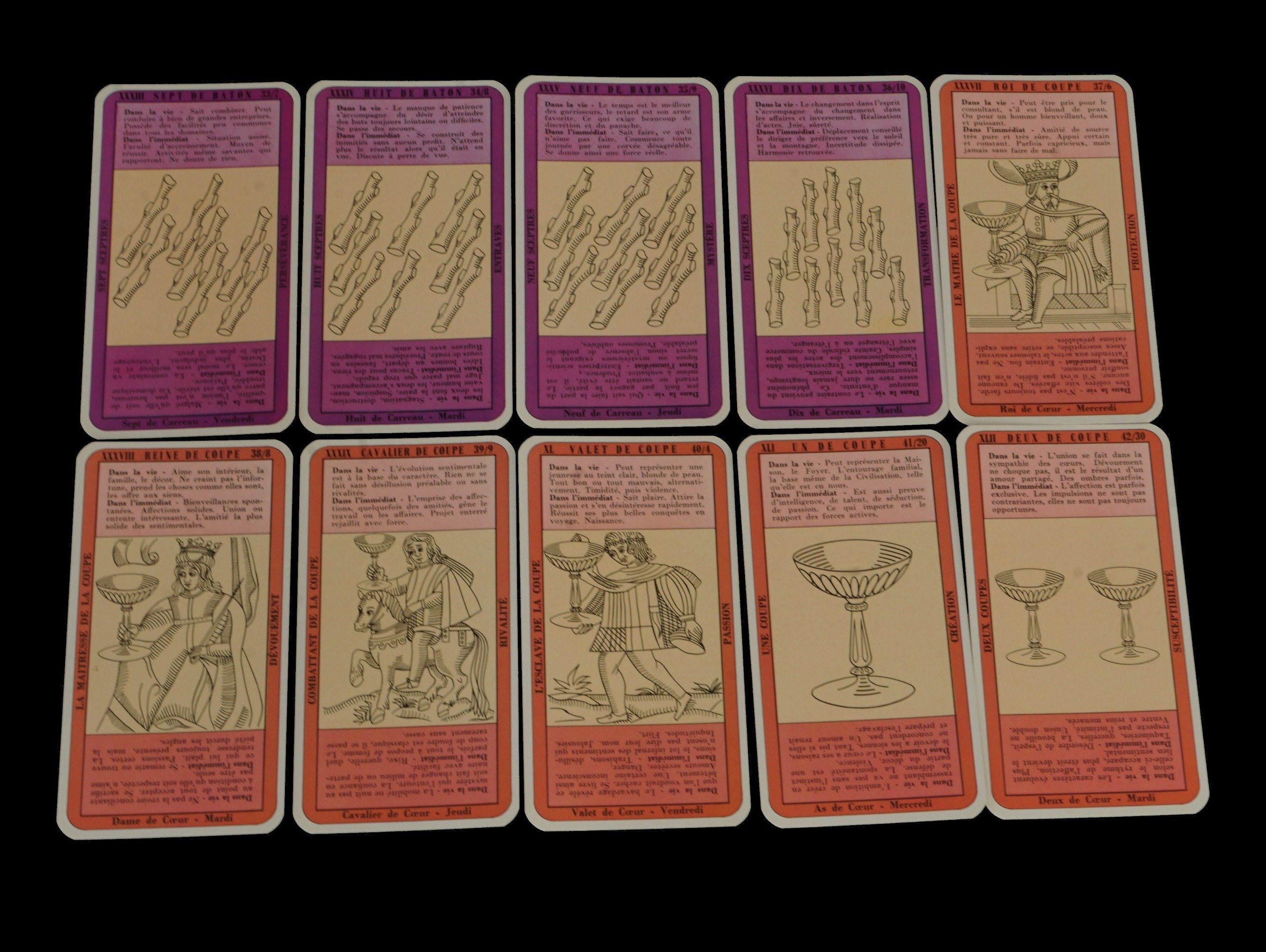 1960s Tarot Arista Card Deck by Grimaud, Fortune Telling and Divination Gifts