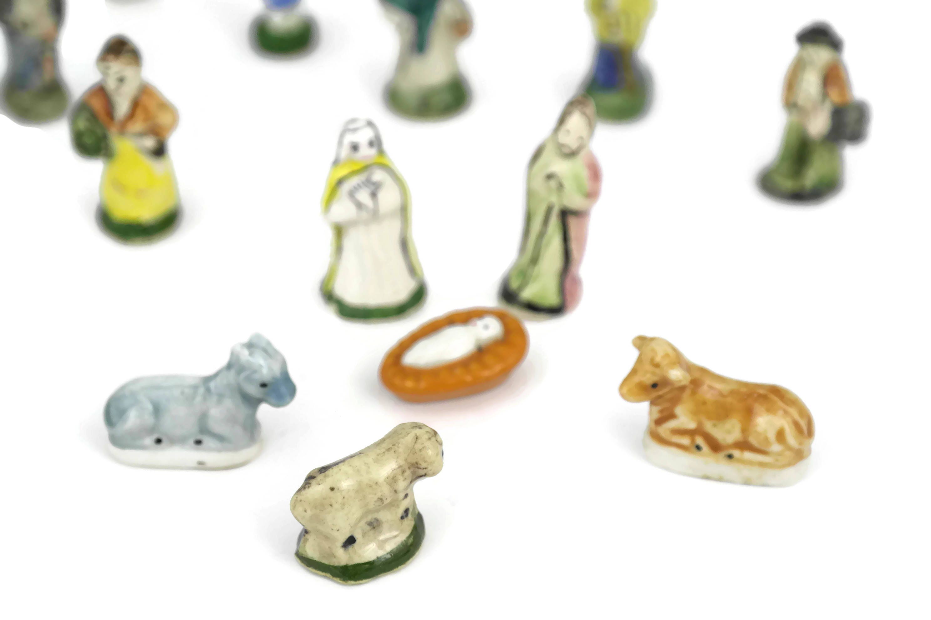 Miniature Nativity Figurines.
