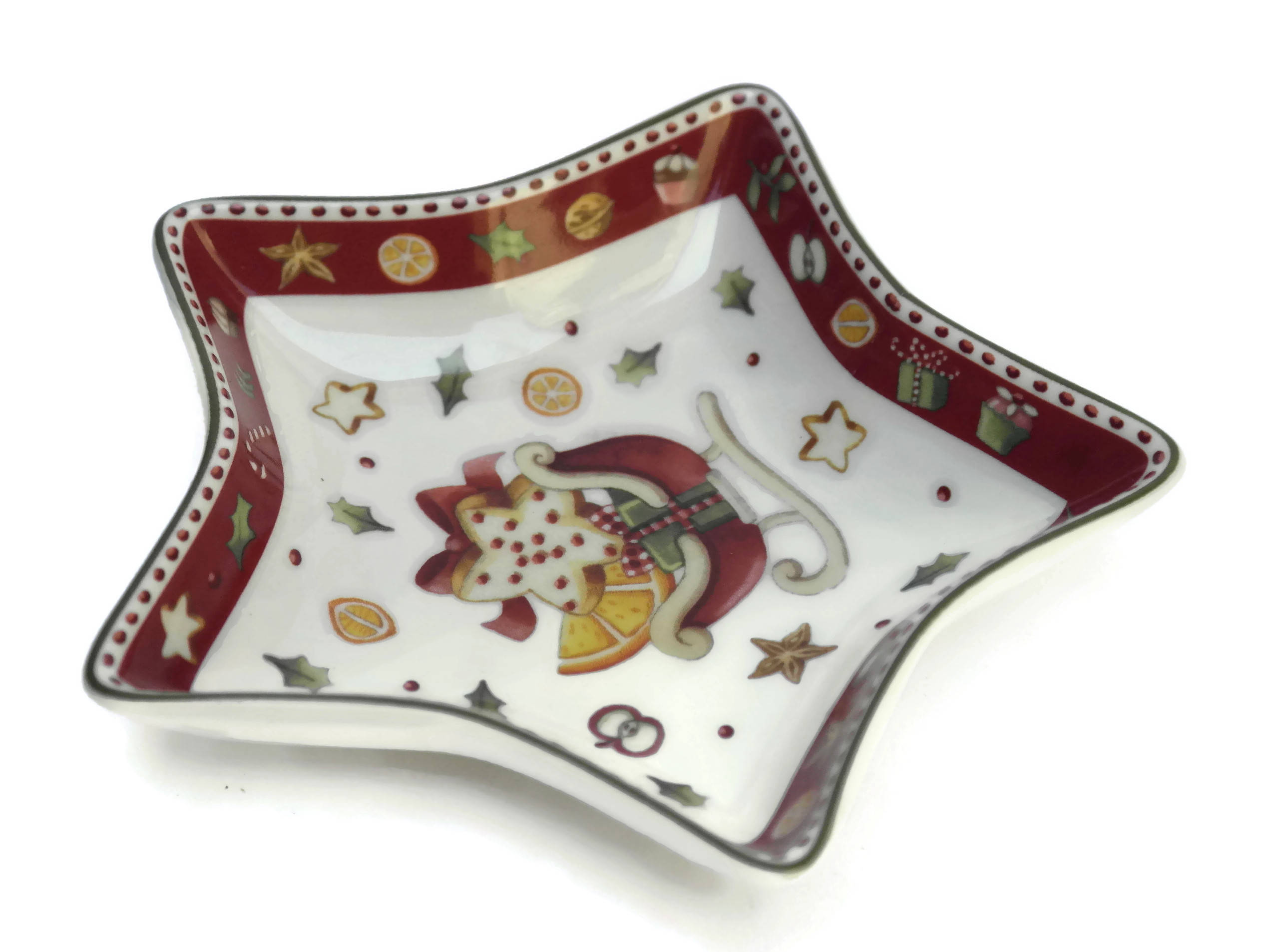 Villeroy and Boch Christmas Toy Delight Star Dish.