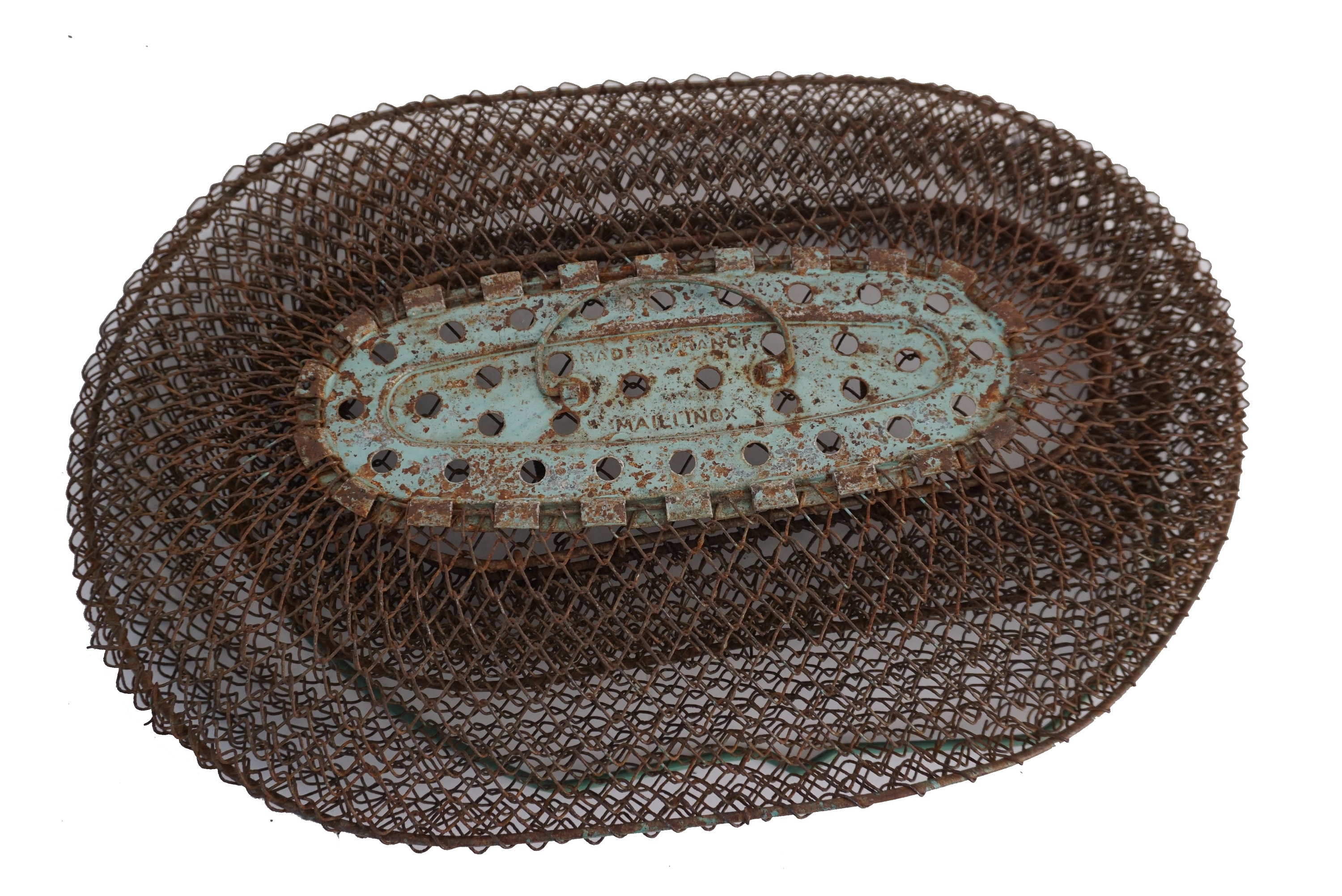 French Wire Floating Fish Basket with Collapsible Wire Mesh Cage, Fishing  Gifts and Equipment