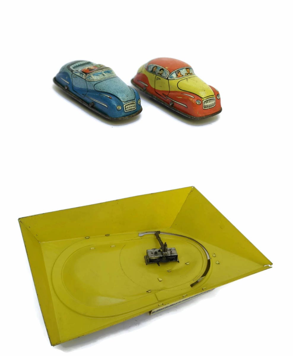 RESERVED for Rui. French Vintage Bellevue Tin Toy Car RESERVED for Rui. French Vintage Bellevue Tin Toy Car
