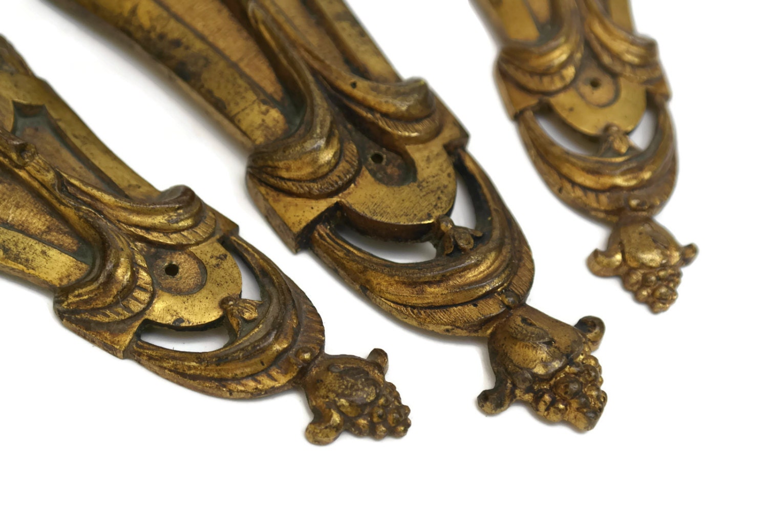 Antique French Furniture Hardware. Antique Furniture Ornaments. Bronze