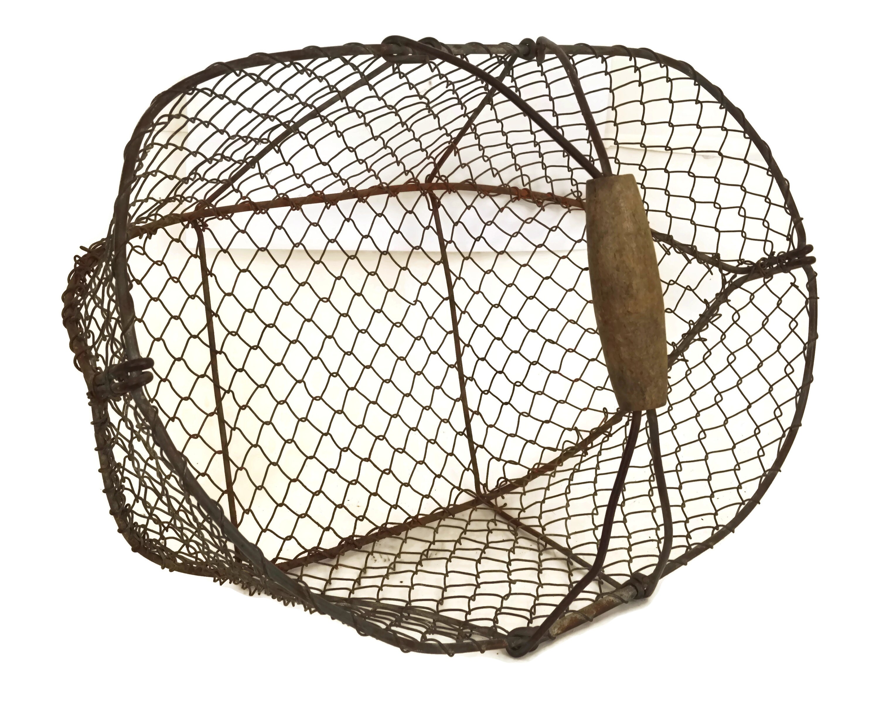 Antique French Oyster Basket