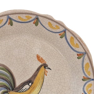 French Rooster Decorative Plate,