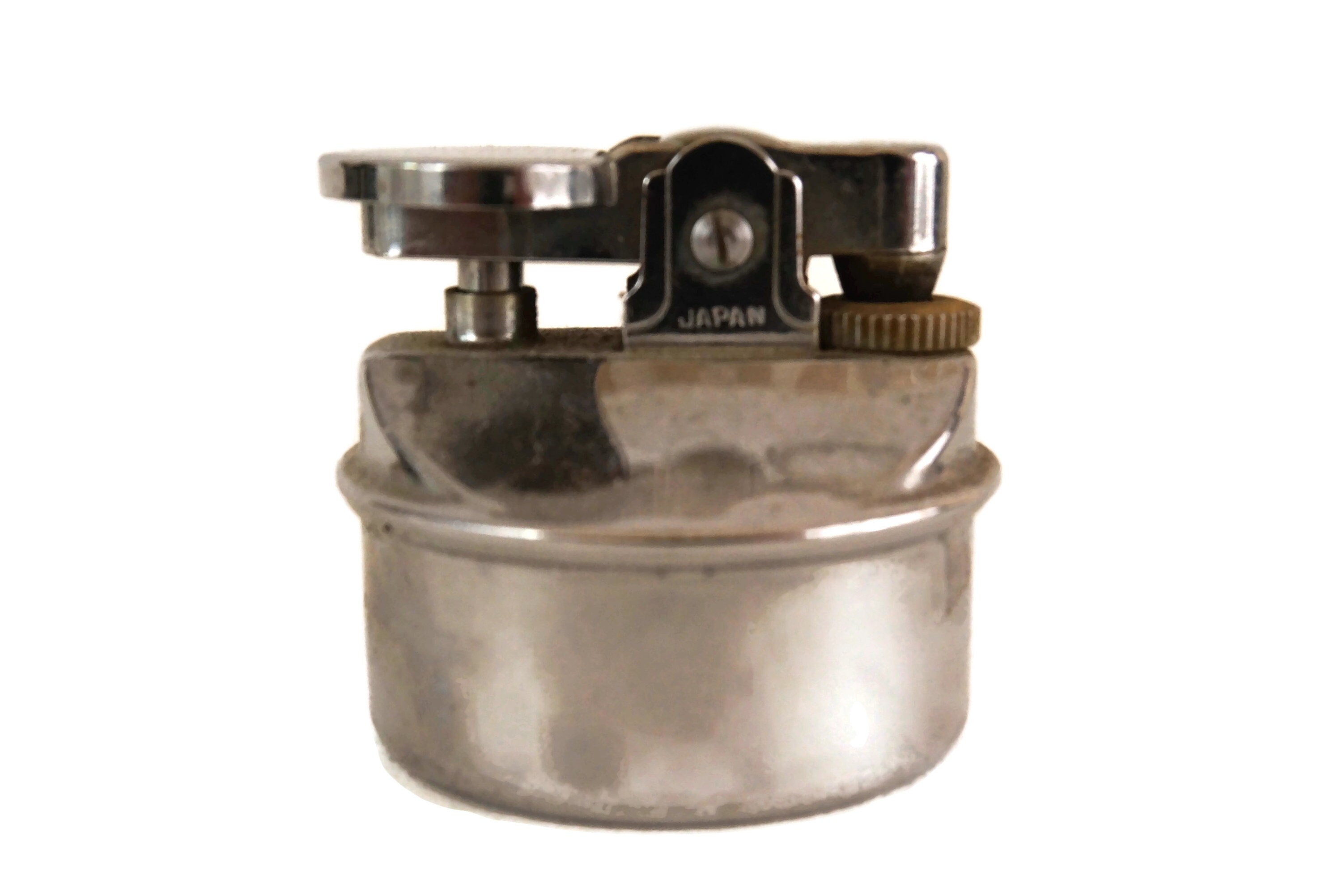 Vintage Genuine Rock Crystal Lighter, Japanese Retro Ice Cube Glass